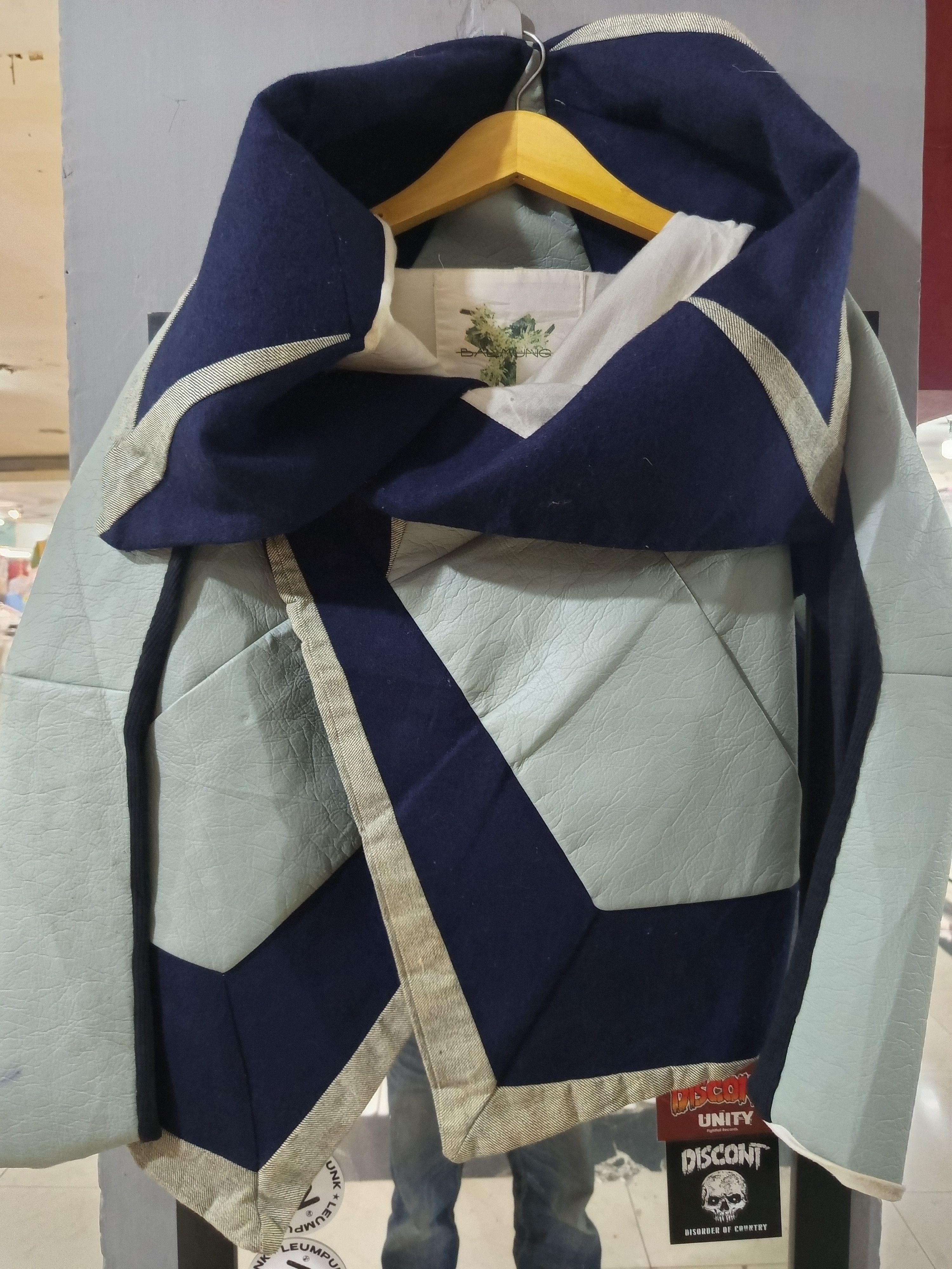 BALMUNG Asymmetrical Draped Techwear Jacket