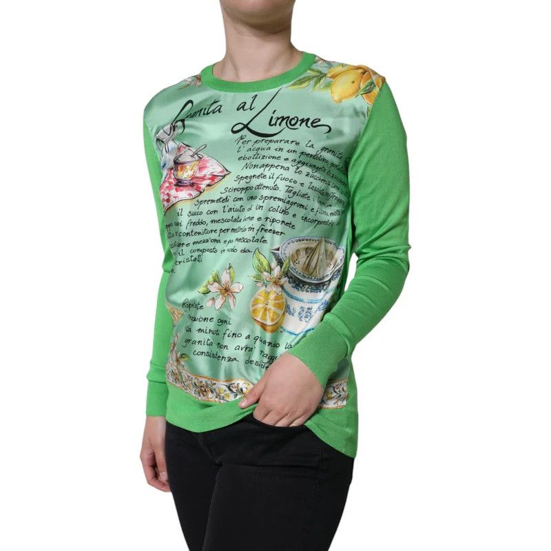Dolce & Gabbana o1y0925 Crewneck Sweater in Multicolor Size S / US 4 / IT 40 - 3 Thumbnail