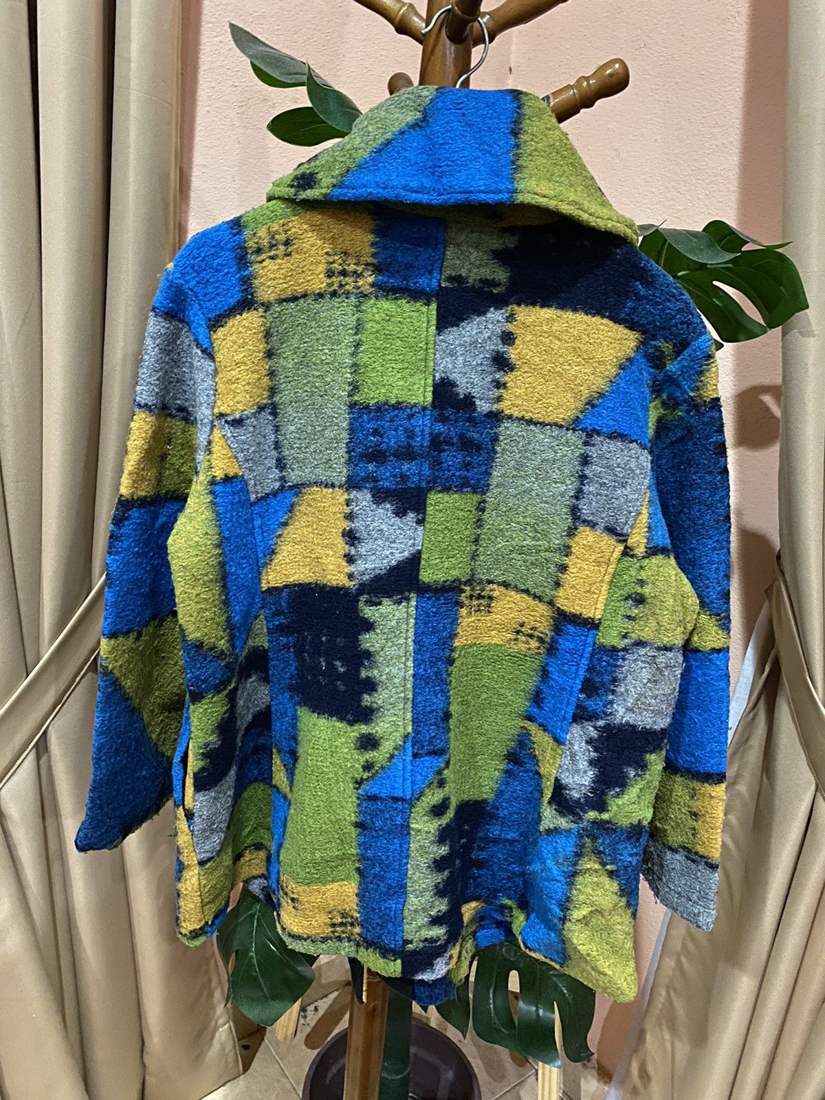If Six Was Nine × Japanese Brand Unique Vintage La Monet Tokyo Wool Jacket Abstract Size US L / EU 52-54 / 3 - 5 Thumbnail