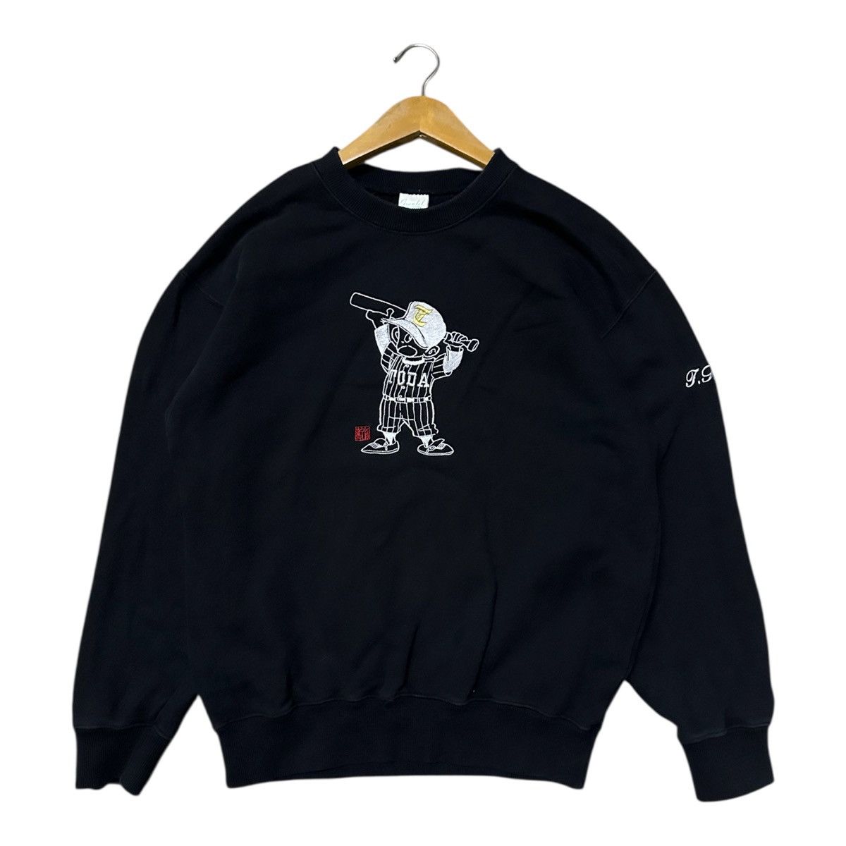 Japanese Brand Vintage 90s Japan Baseball player Toda pullover sweatshirt Size US M / EU 48-50 / 2 - 1 Thumbnail