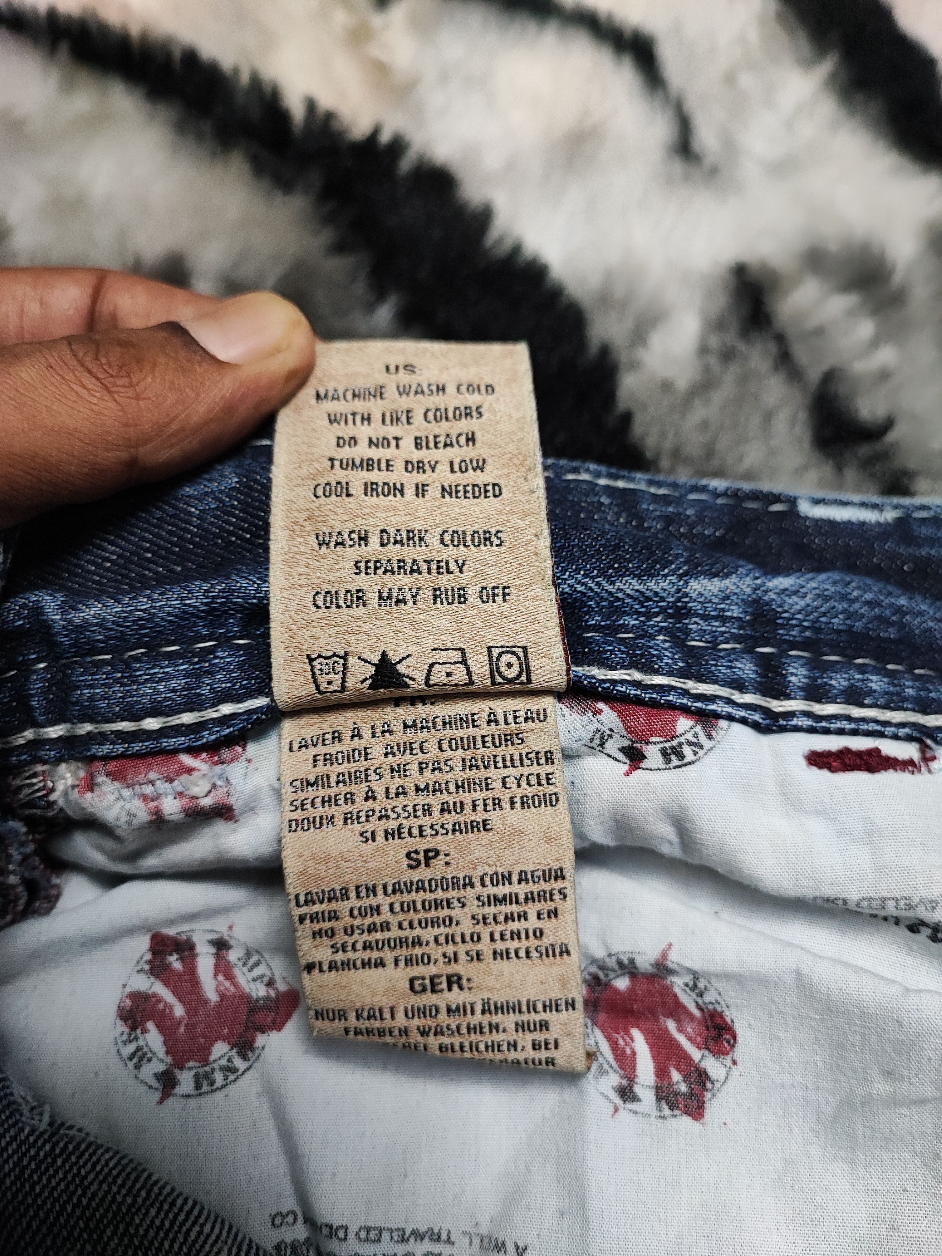 Mek Denim × Vintage Mek Denim USA Dagger Hearts Denim Pant Size US 32 / EU 48 - 18 Thumbnail