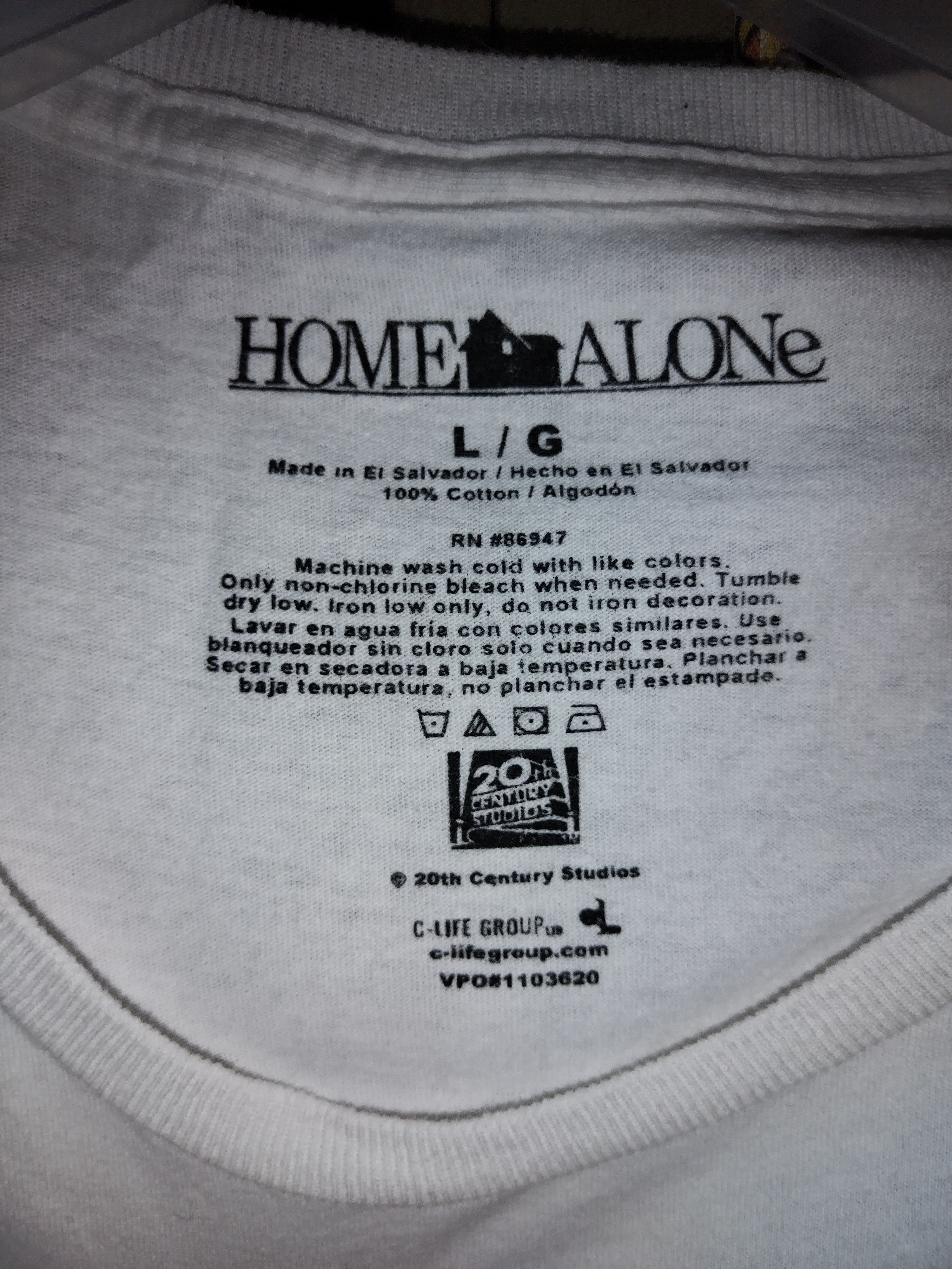 Vintage ⚫Rare⚫Home Alone Merry Christmas Ya Filthy Animal Tshirt Size US L / EU 52-54 / 3 - 3 Thumbnail