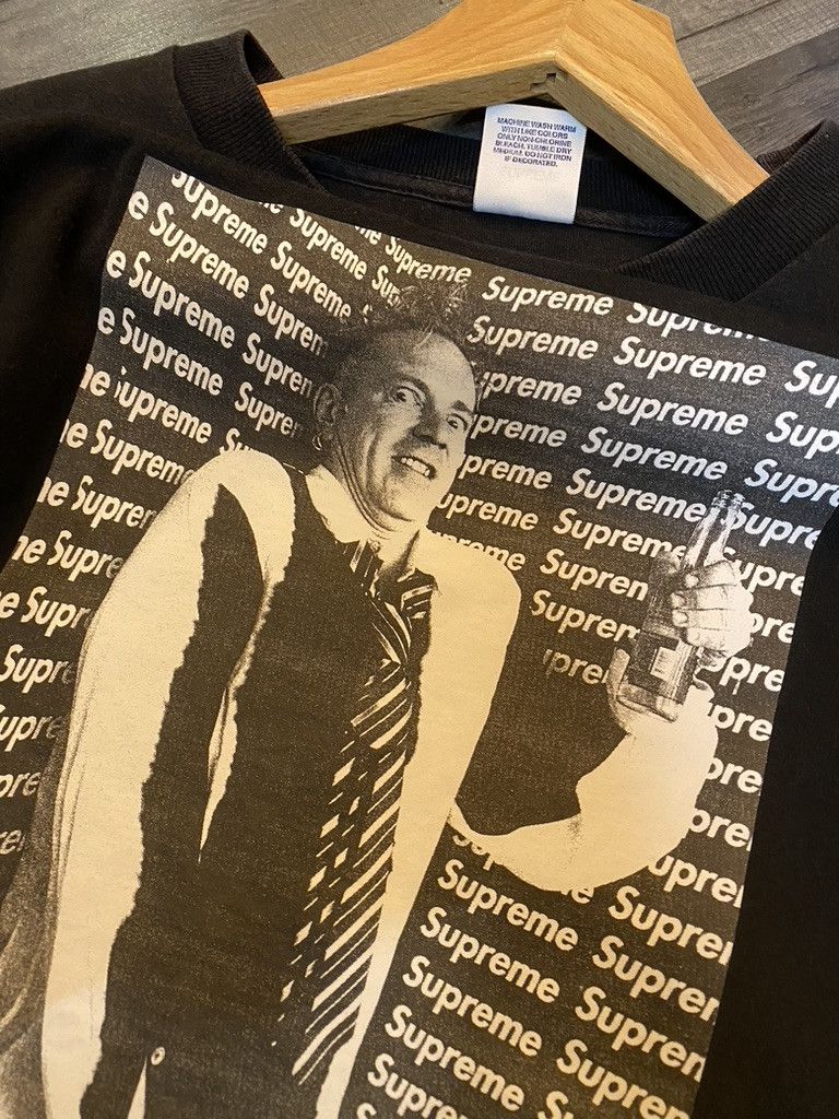 FW2010 Supreme x Johnny Rotten Sex Pistols Photo T Shirt