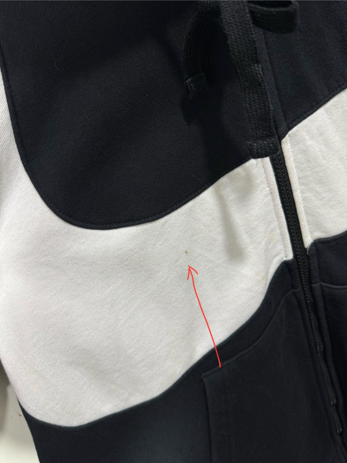 Nike Nike Big swoosh Full zipper hoodie jacket Size US XL / EU 56 / 4 - 5 Thumbnail