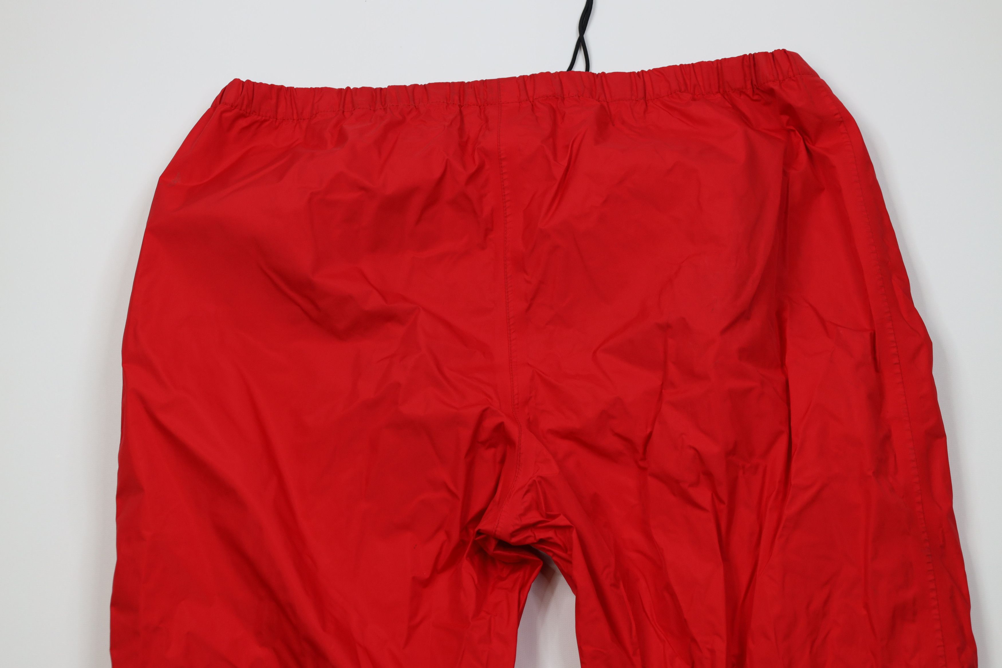 Lands' End Vintage 90s Lands End Waterproof Rain Joggers Pants Red Size US 36 / EU 52 - 12 Thumbnail