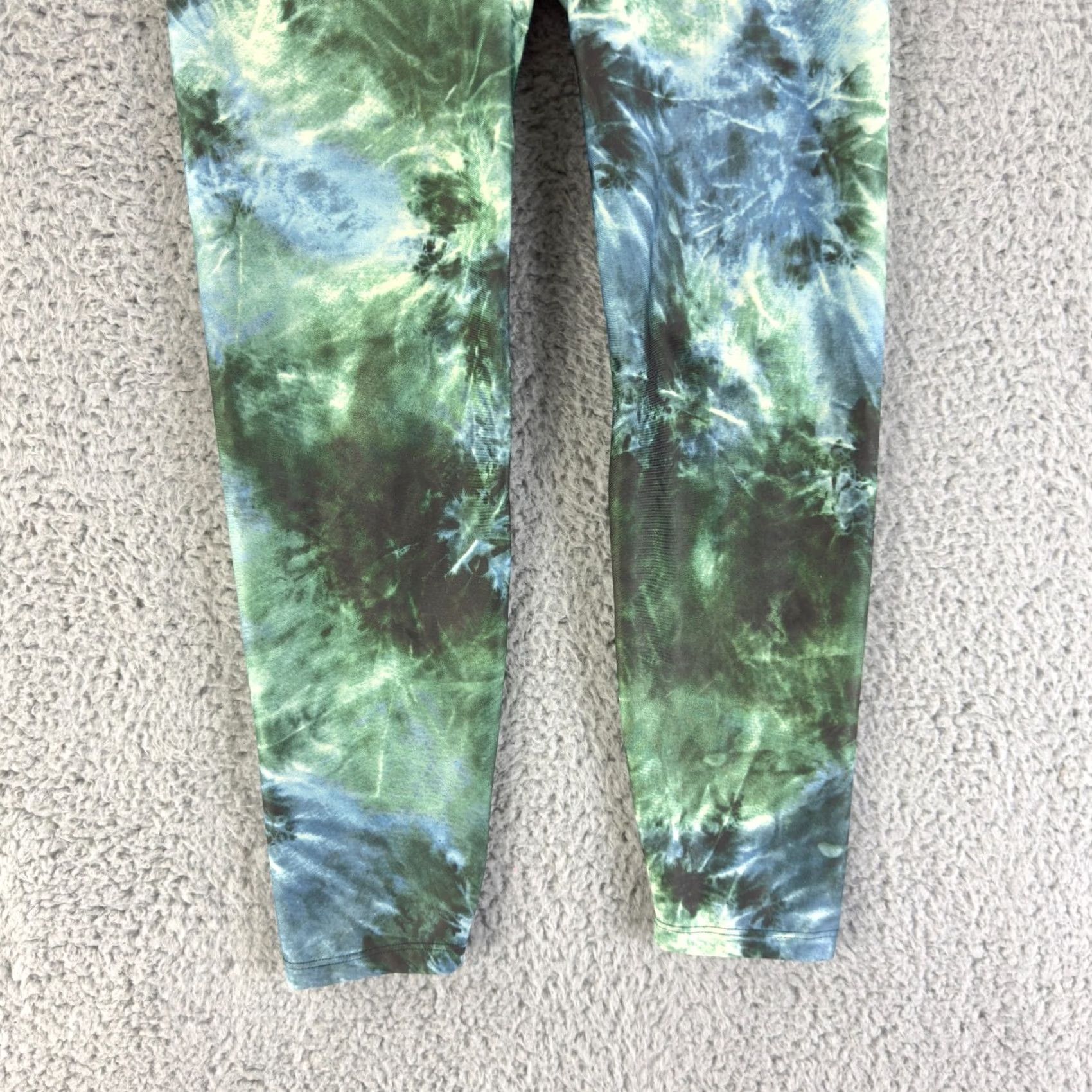 Carbon Carbon38 Womens Medium Green Tie Dye High Rise 7/8 Leggings Workout Yoga Size 32" / US 10 / IT 46 - 3 Thumbnail