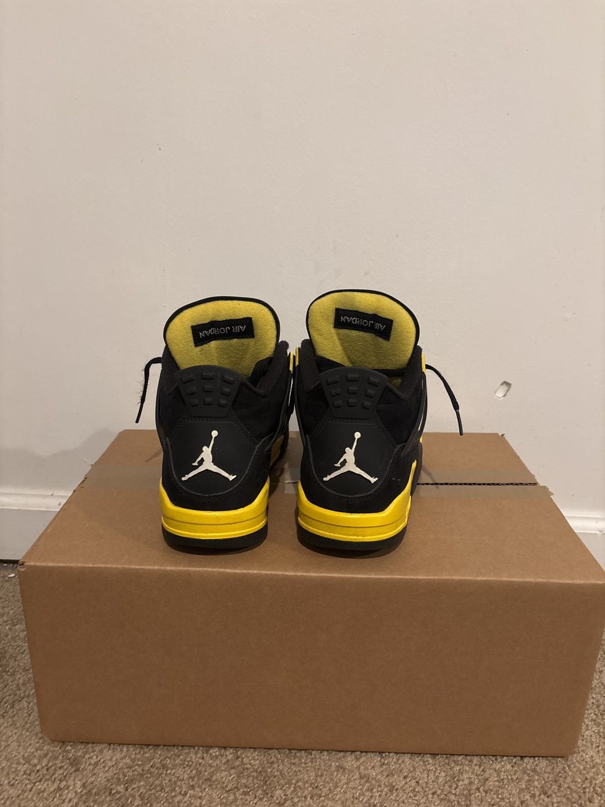 Jordan Brand Air Jordan 4 Retro Yellow Thunder Size US 7.5 / EU 40-41 - 4 Thumbnail