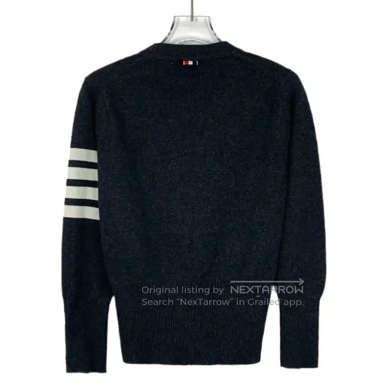 Thom Browne Thom Browne Charcoal Wool Cardigan for Women . Size M / US 6-8 / IT 42-44 - 2 Thumbnail