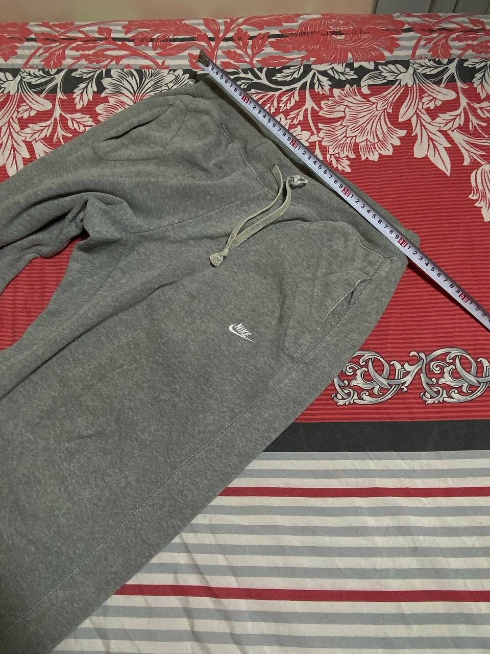 Nike × Vintage Nike gray sweatpants baggy fit wide leg streetwear hype Size US 32 / EU 48 - 21 Thumbnail