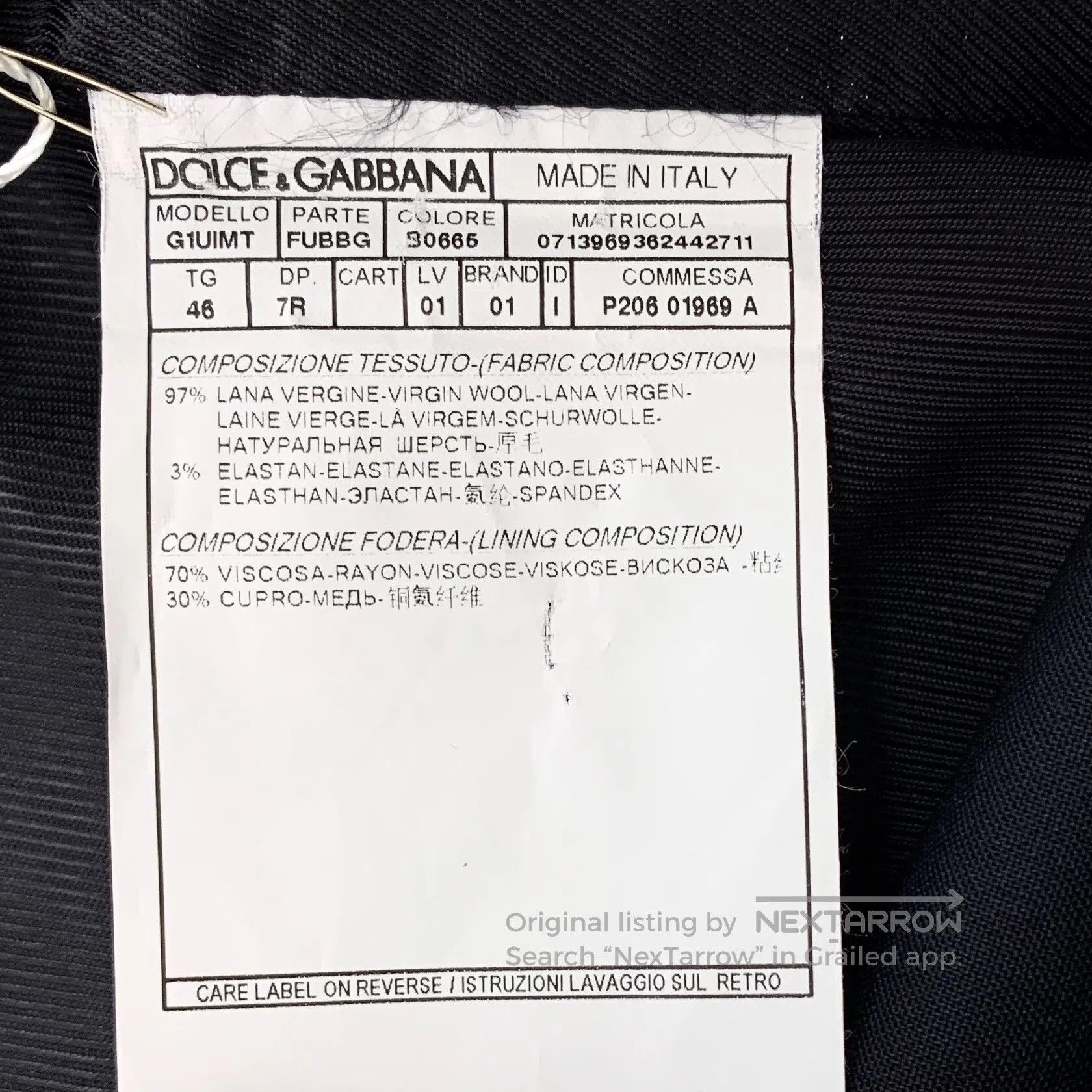Dolce & Gabbana Dolce Gabbana Black Wool V-neck Single-breasted Sleeveless Size US S / EU 44-46 / 1 - 6 Thumbnail