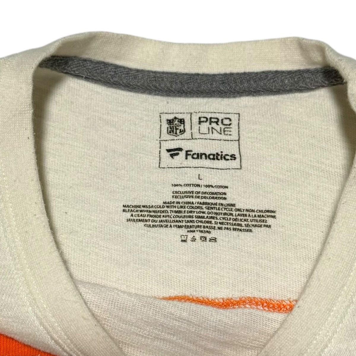 NFL Fanatics Pro Line Miami Dolphins Logo Shirt Adult Large Size US L / EU 52-54 / 3 - 4 Thumbnail