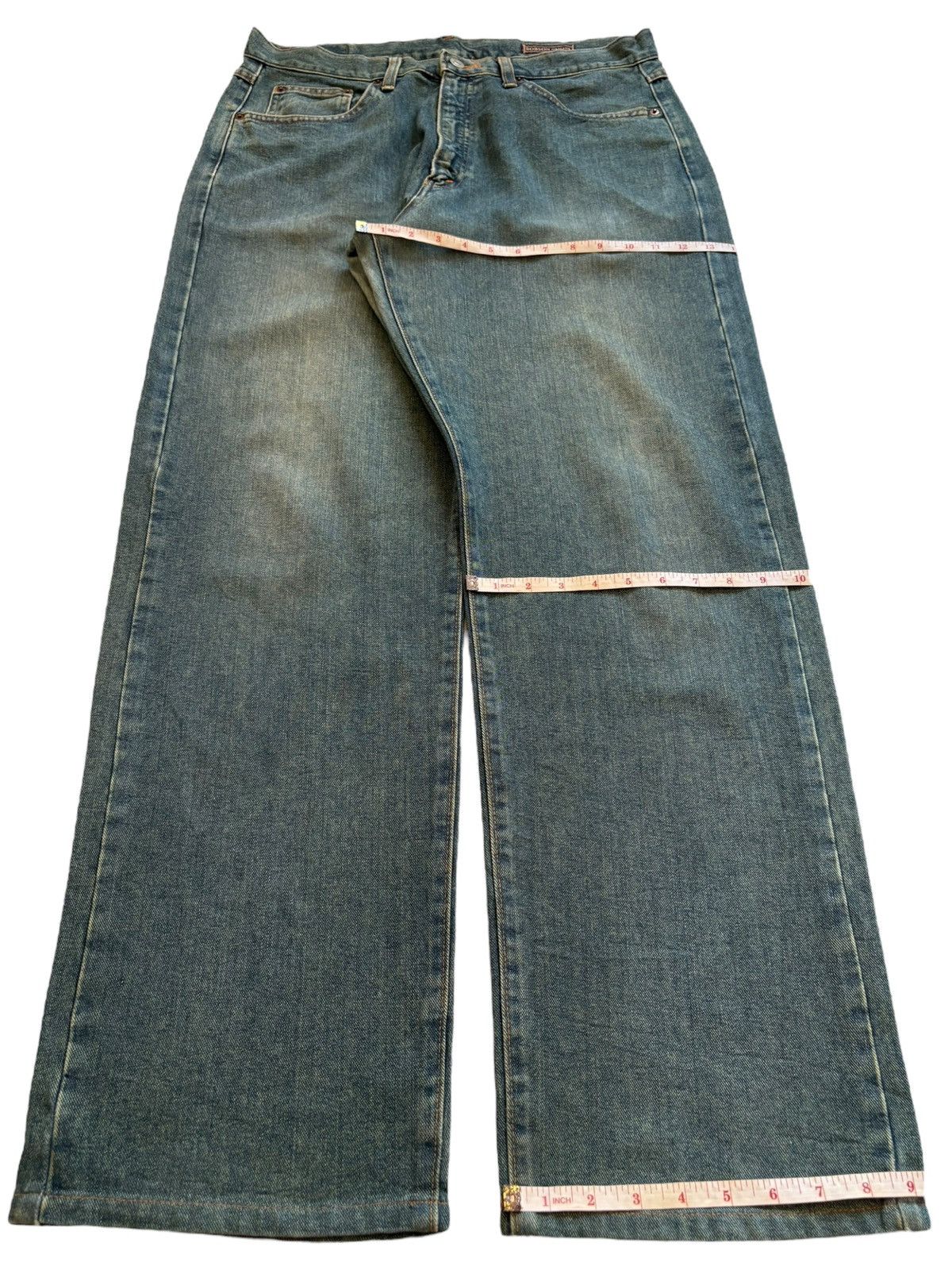 Japanese Brand Vintage Japanese Brand Rusty Mud Wash Loose Baggy Jeans Size US 34 / EU 50 - 14 Thumbnail
