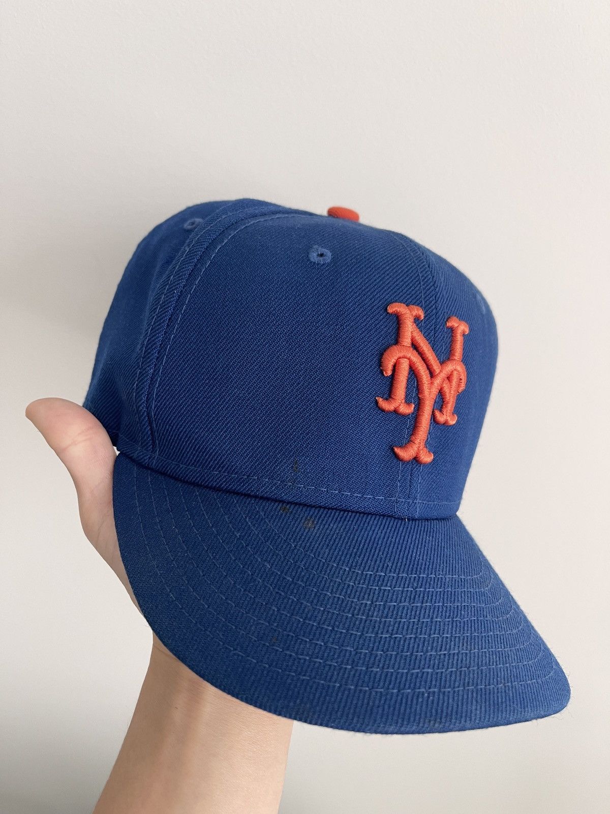 MLB STEAL! NEW YORK METS 2000 WORLD SERIES PATCH GAME HAT Size ONE SIZE - 3 Thumbnail