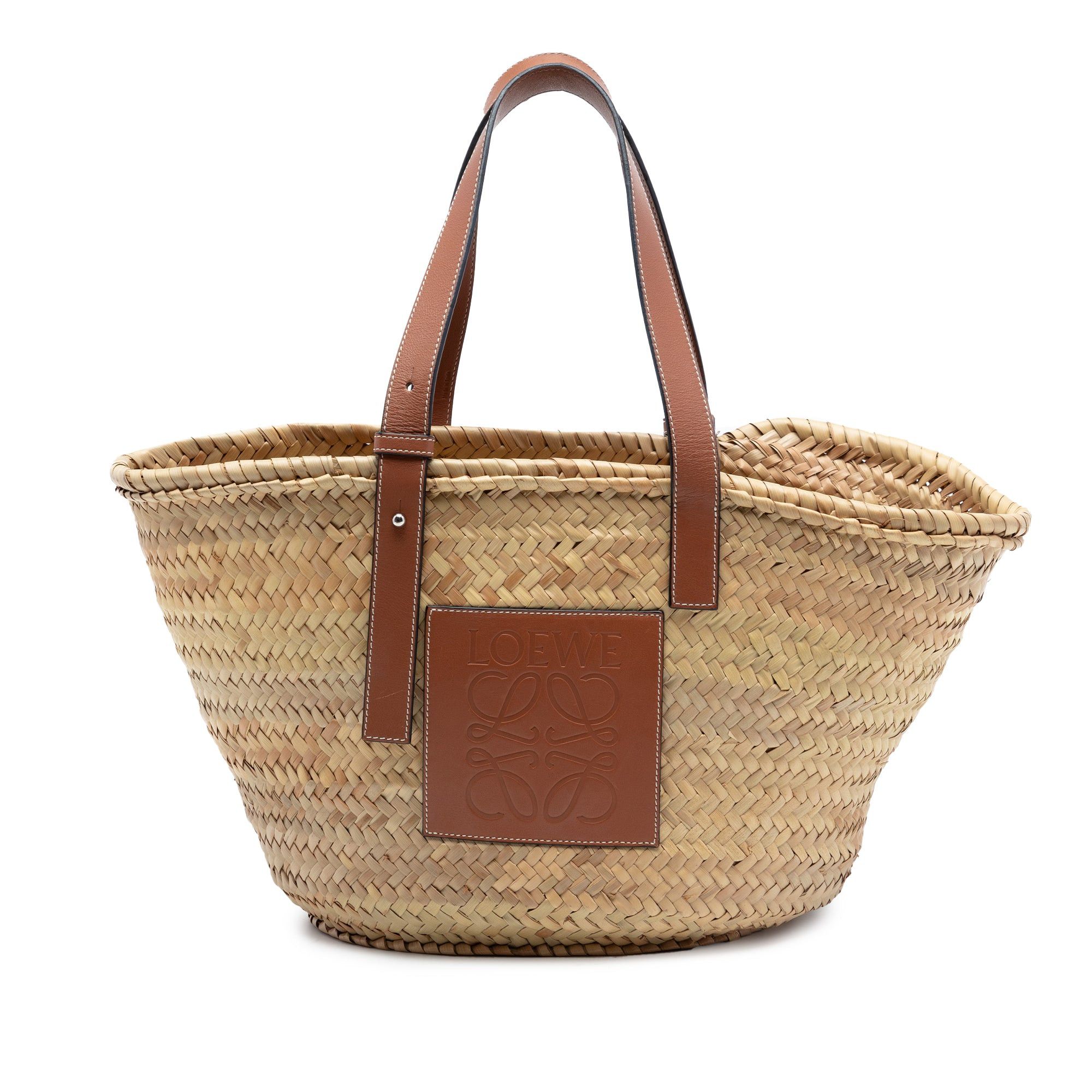 Loewe Raffia Anagram Basket Tote Size ONE SIZE - 1 Thumbnail