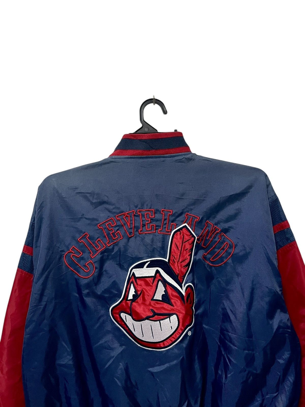 MLB × Vintage 🔥Vtg Cleveland Indians Light Jacket Size US L / EU 52-54 / 3 - 5 Thumbnail