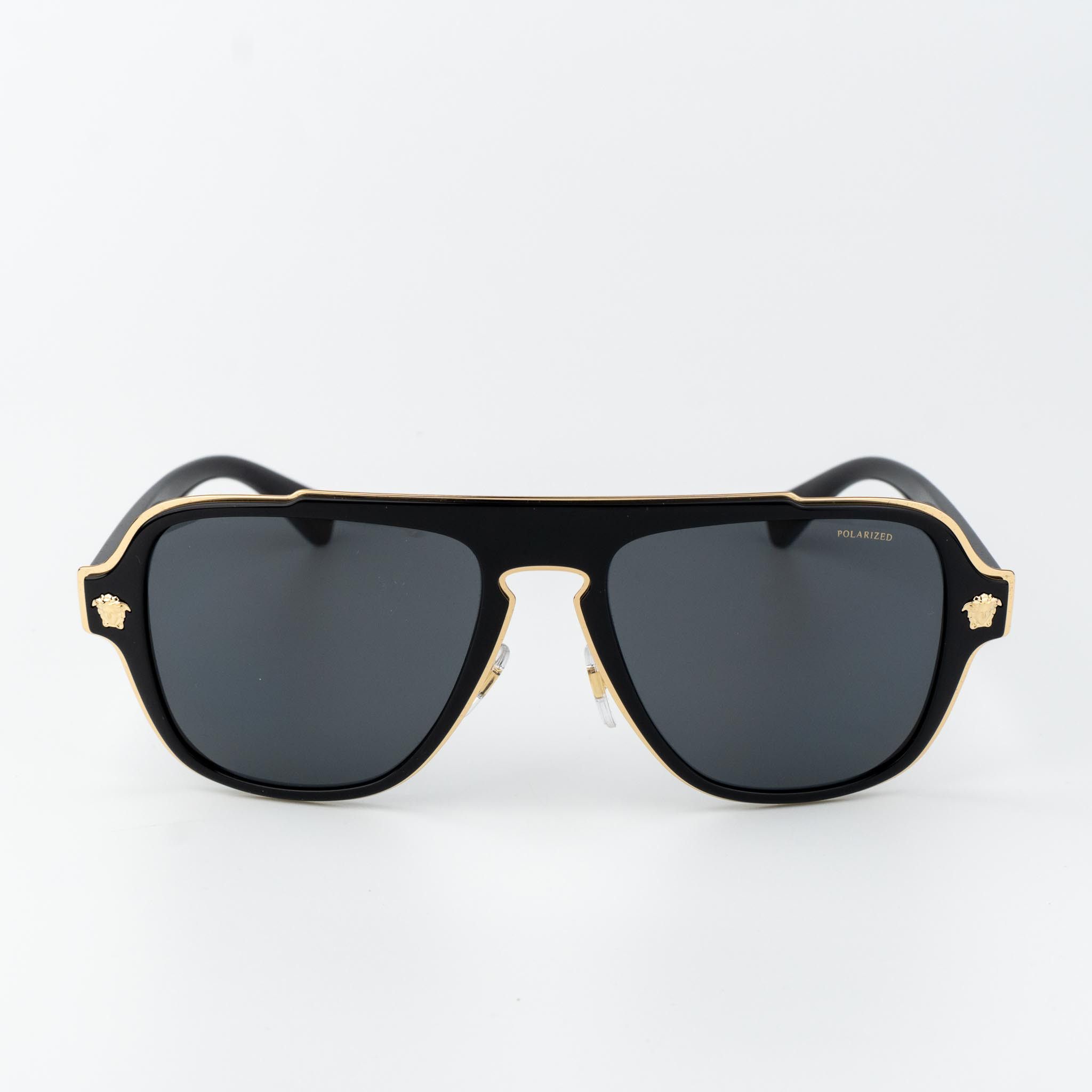 Versace Versace Men Sunglasses Aviator VE2199 100281 NEW AUTHENTIC Size ONE SIZE - 4 Thumbnail