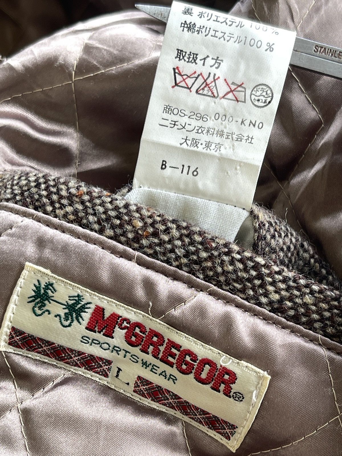 McGregor Vintage Mcgregor Wool Blouson Bomber Jacket Size US L / EU 52-54 / 3 - 14 Thumbnail