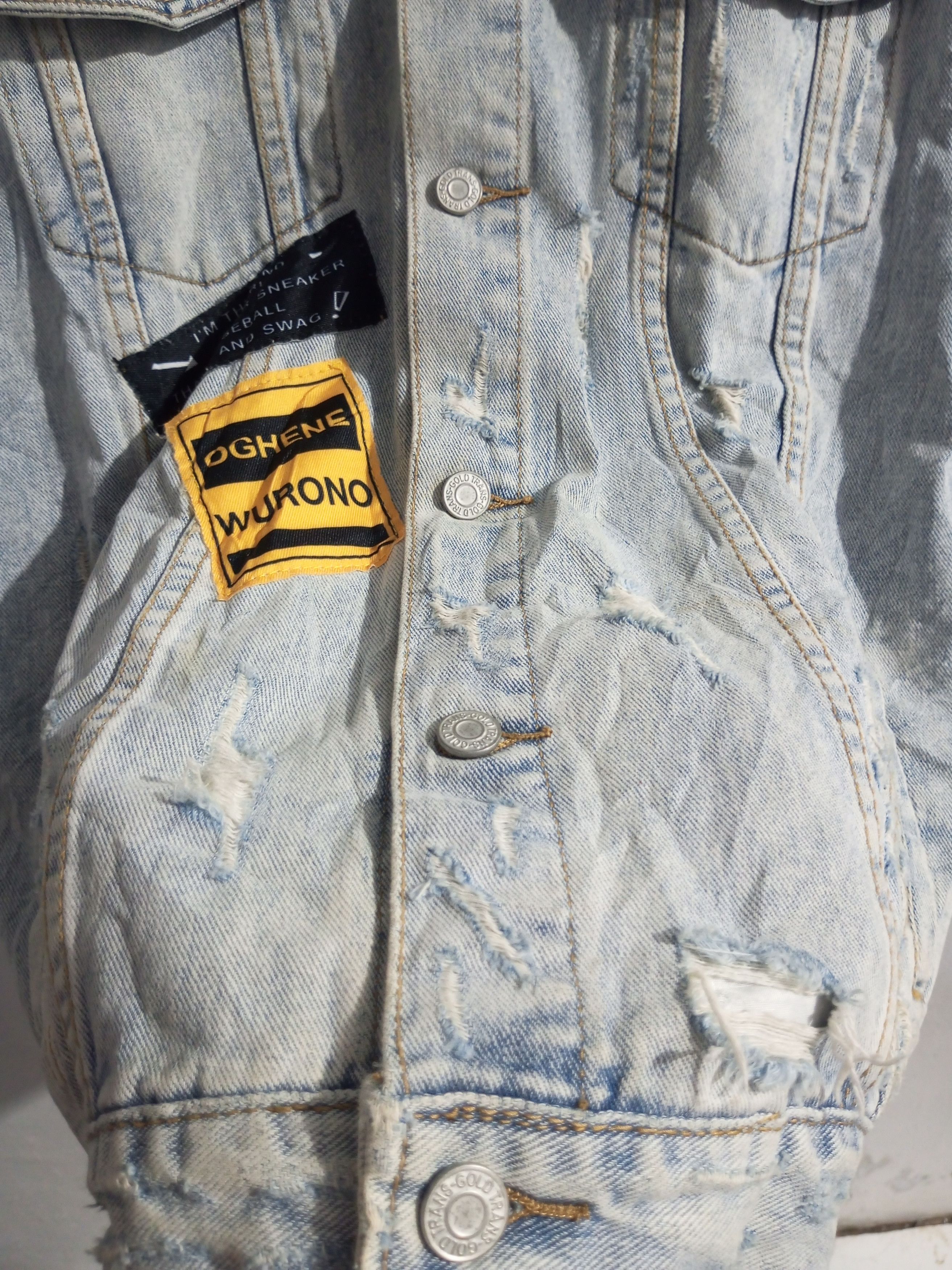Japanese Brand × Vintage Vintage vampire weekend distressed denim trucker jacket Size US XL / EU 56 / 4 - 17 Thumbnail
