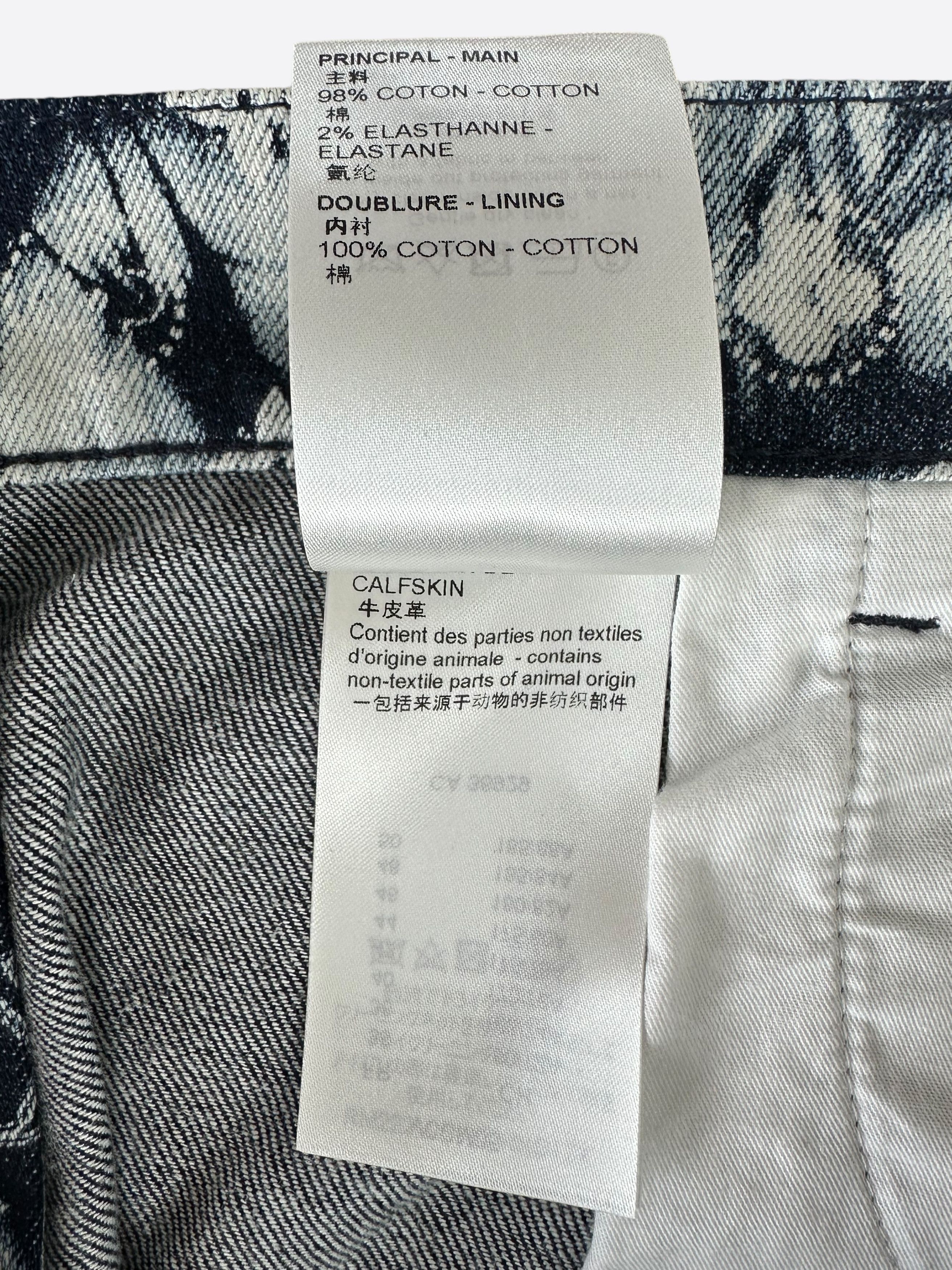 Louis Vuitton Louis Vuitton Blue Bleached Bandana Monogram Denim Shorts Size US 34 / EU 50 - 5 Thumbnail