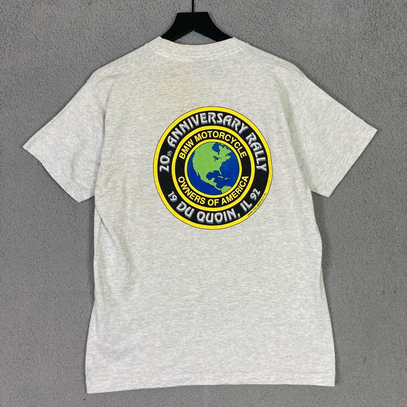 Vintage Vintage BMW Motorcycle Anniversary Rally T-Shirt L 1992 Size US L / EU 52-54 / 3 - 2 Thumbnail