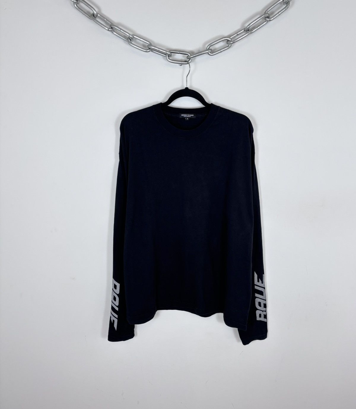 AWGE × Midnight Studios Midnight Studios Shane Gonzales x AWGE Black Long Sleeve Tee Size US L / EU 52-54 / 3 - 1 Thumbnail