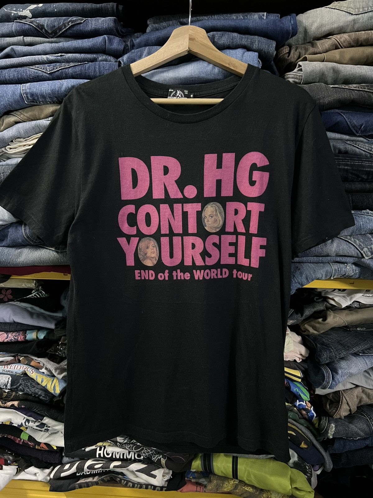 Hysteric Glamour 💥Rare💥Hysteric Glamour Dr.Hg Contort Youself Tee Size US M / EU 48-50 / 2 - 1 Thumbnail