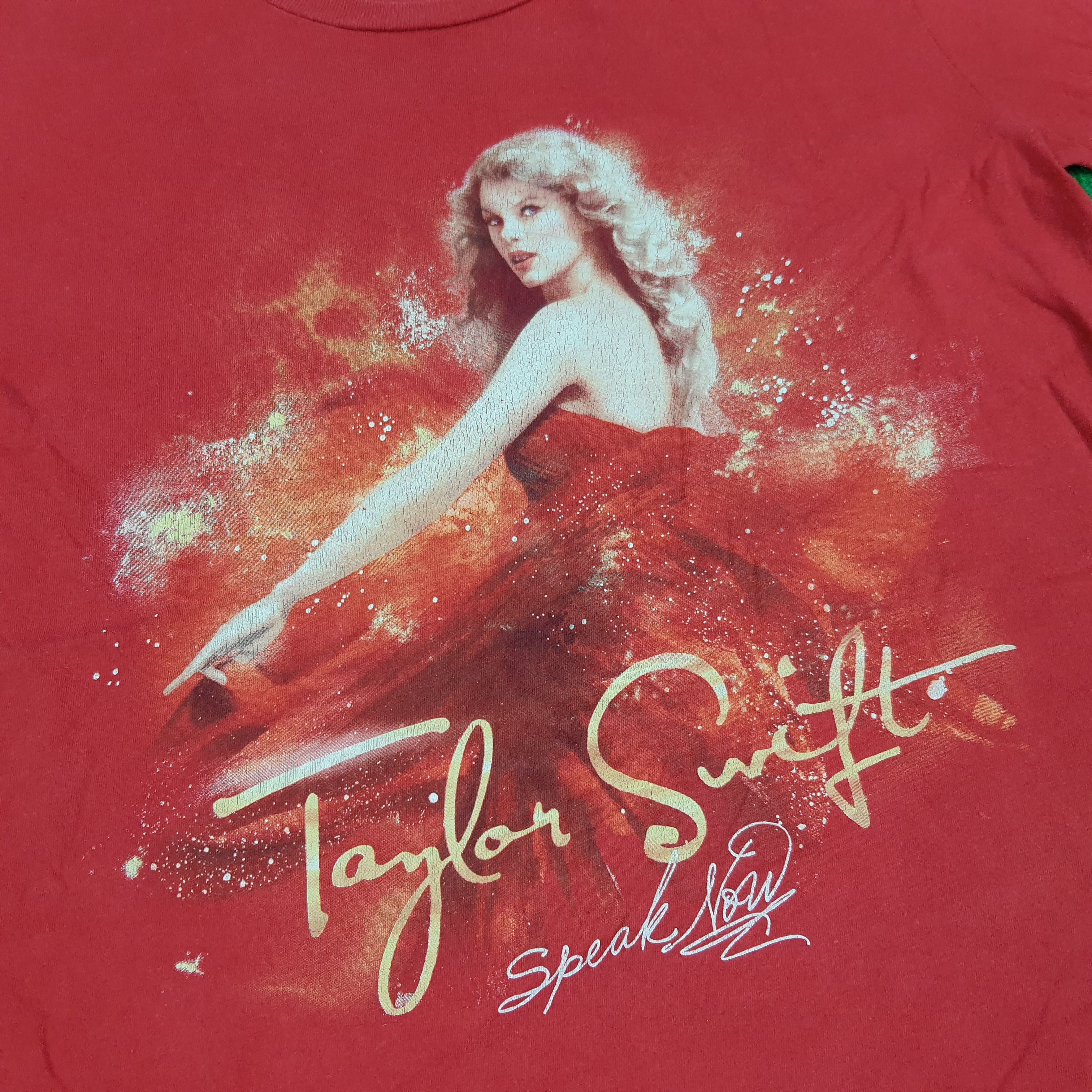 Band Tees × Vintage Vintage Taylor Swift Speak Now Tour Tshirt Size US S / EU 44-46 / 1 - 2 Thumbnail