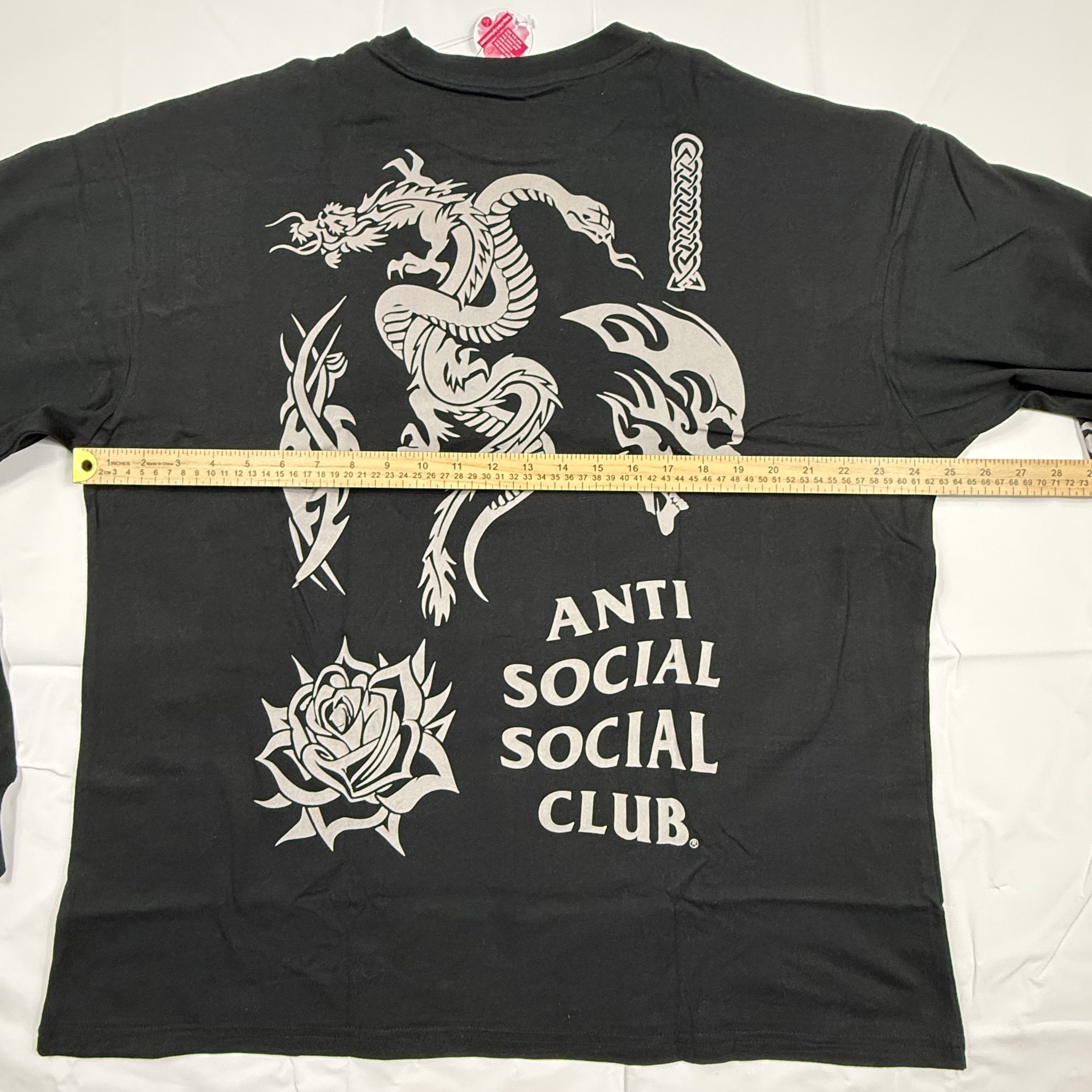 Anti Social Social Club Anti Social Social Club Black Tribal Graphic Long Sleeve Size US XL / EU 56 / 4 - 7 Thumbnail