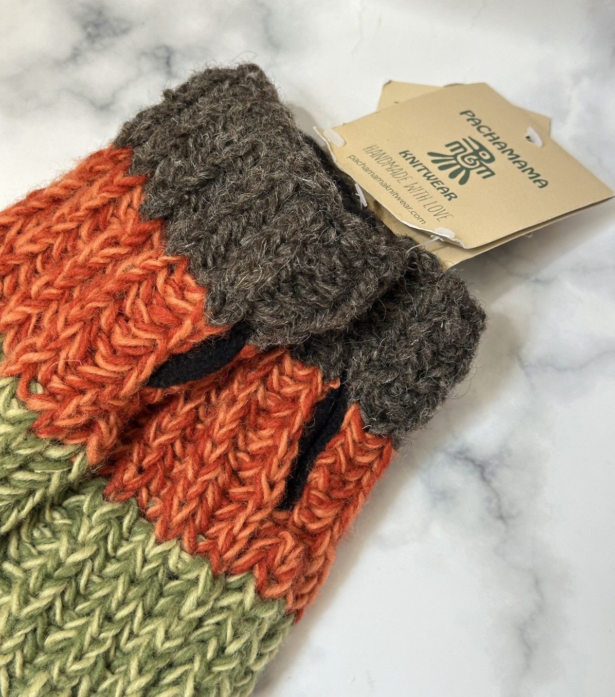 Other PACHAMAMA Knitwear Hand Mittens Wool Fleece Lined Gloves Size ONE SIZE - 3 Thumbnail