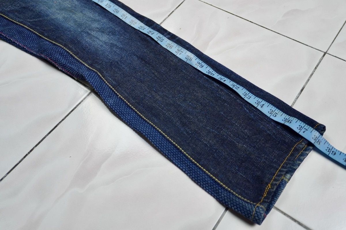 Japanese Brand Tasuki Jeans Repair. Co reconstruct blue denim selvedge Size US 28 / EU 44 - 20 Thumbnail