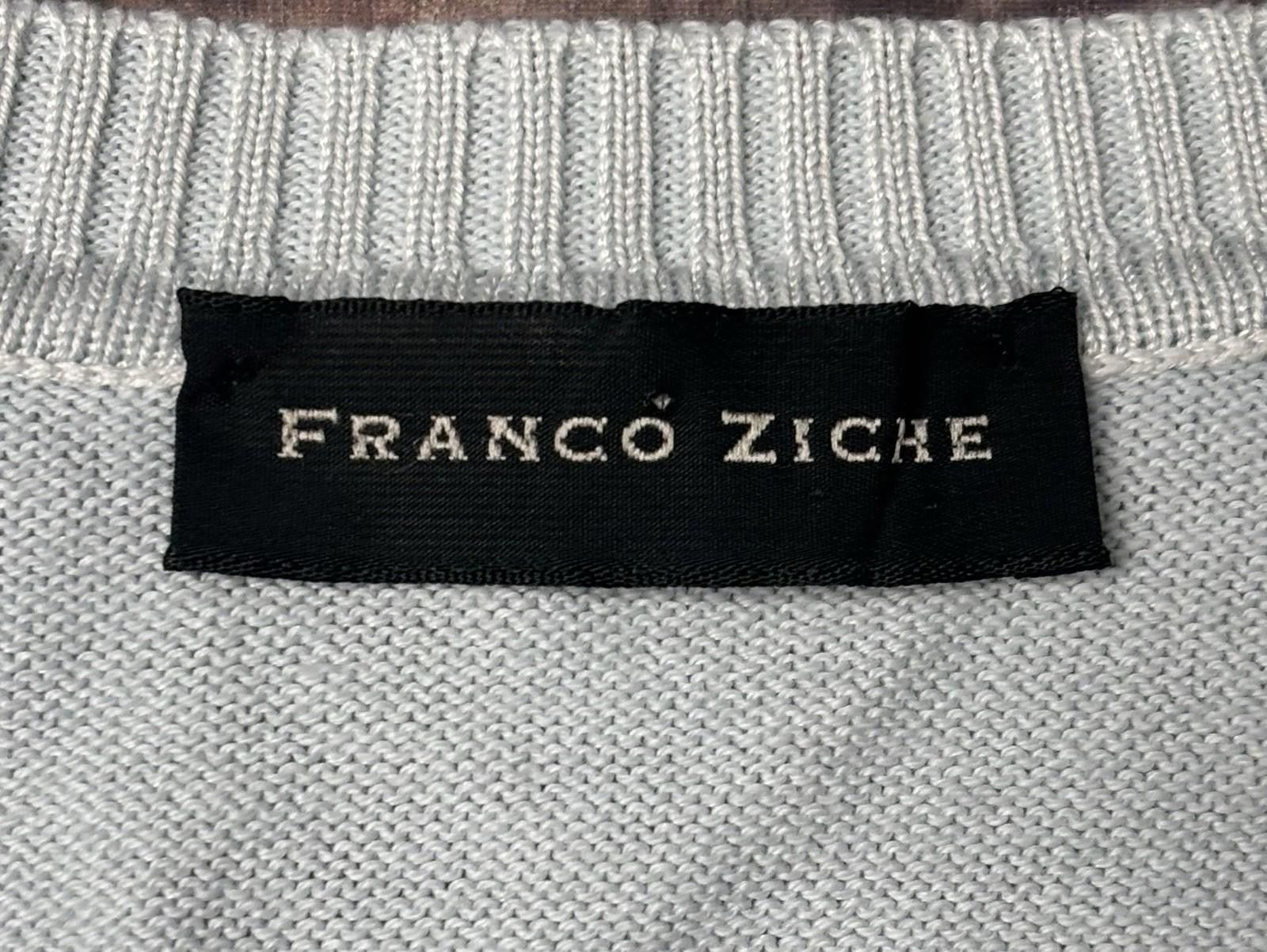 Other Franco Ziche Sweater Mens Medium Cotton Baby Blue Italy Made Size US M / EU 48-50 / 2 - 2 Thumbnail