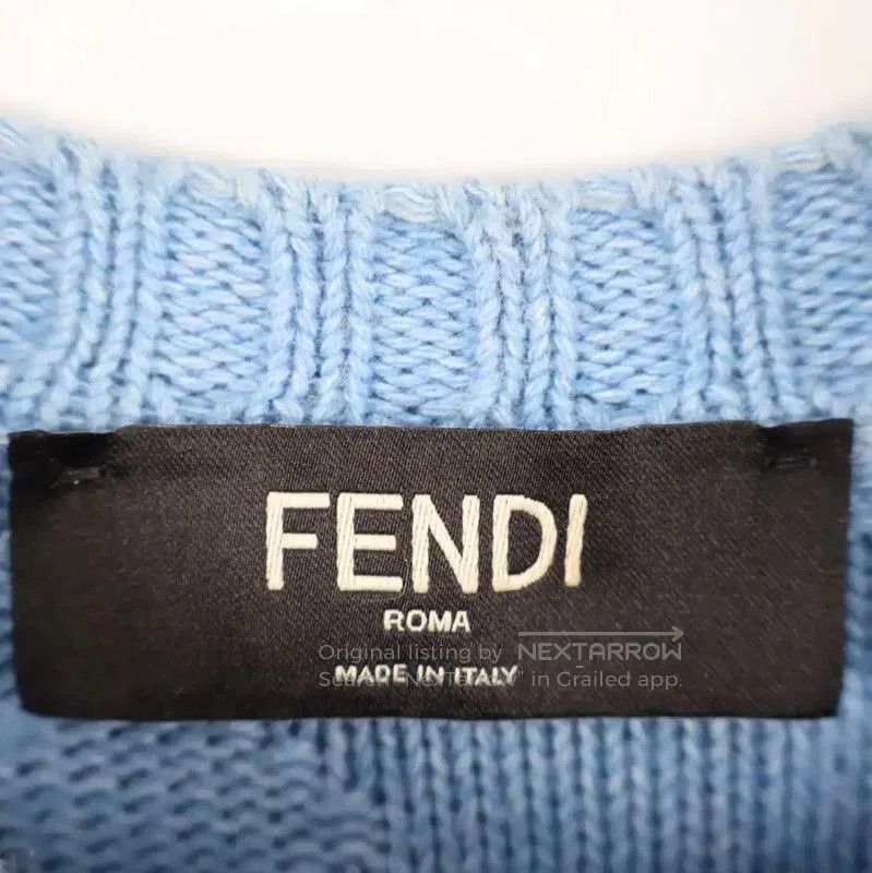 Fendi Fendi Blue Short Sleeve Knit Shirt for Men . Size US XL / EU 56 / 4 - 6 Thumbnail