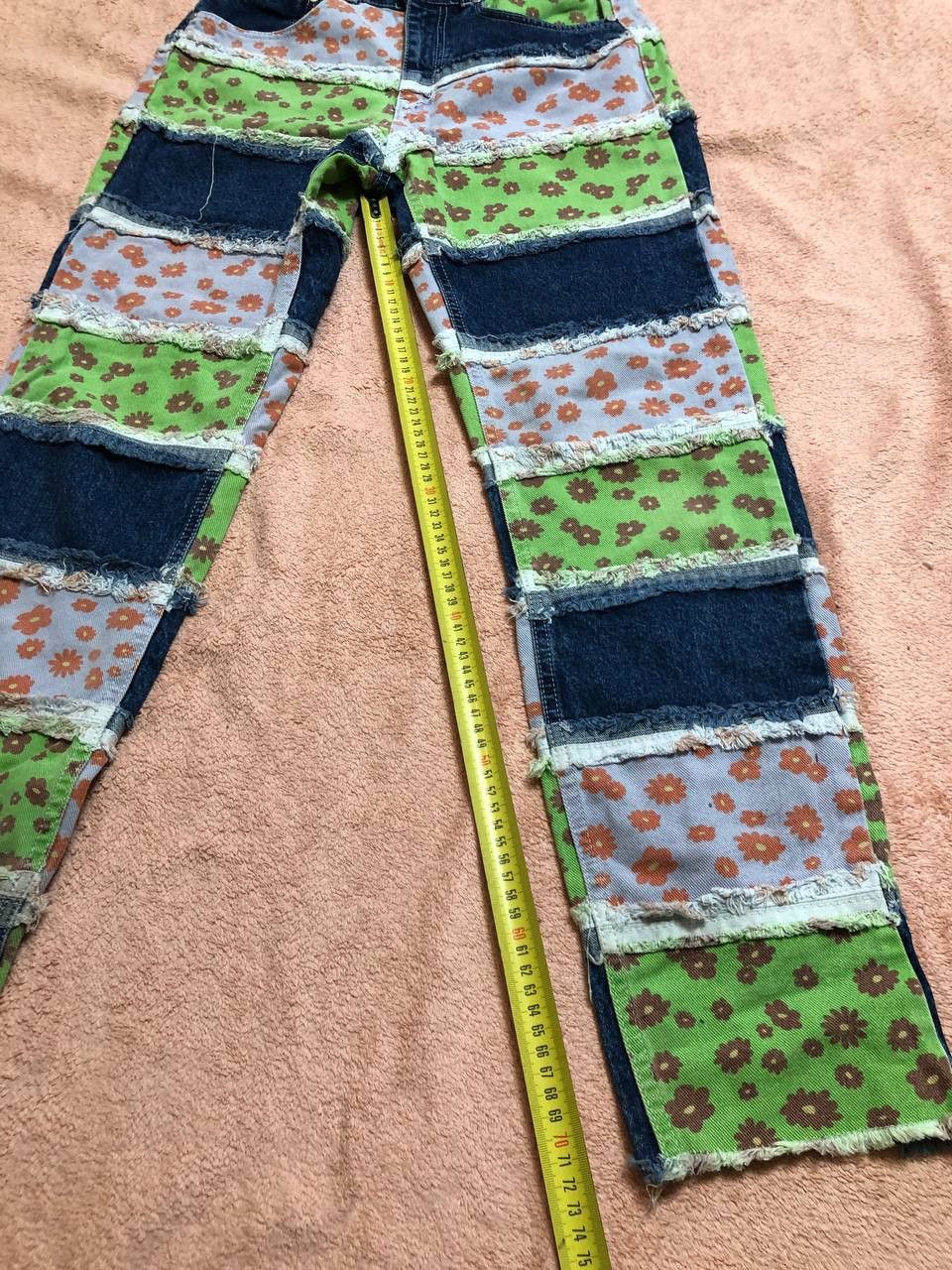 The Ragged Priest Vintage The Ragged Priest Flower Print Denim Jeans Size 28 Size 28" / US 6 / IT 42 - 13 Thumbnail