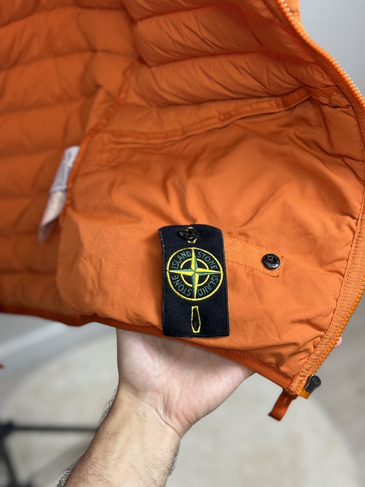 Stone Island Stone Island Insulated Puffer Jacket – Orange ( Size L) Size US L / EU 52-54 / 3 - 14 Thumbnail