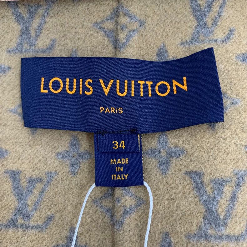 Louis Vuitton Louis Vuitton Brown logo full print cotton wool hooded bel Size XXS / US 00 / IT 34 - 5 Thumbnail