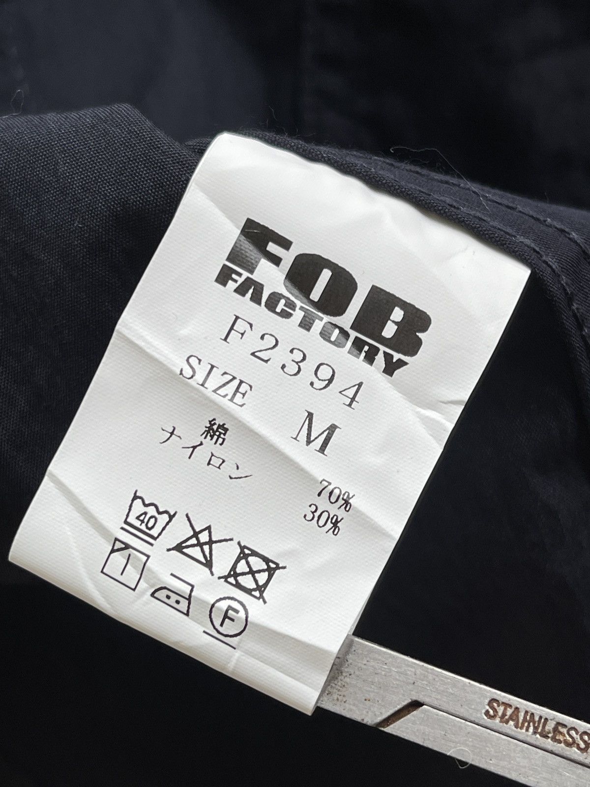 FOB Factory F.O.B Factory Cotton/Nylon Workers Jacket Size US M / EU 48-50 / 2 - 8 Thumbnail