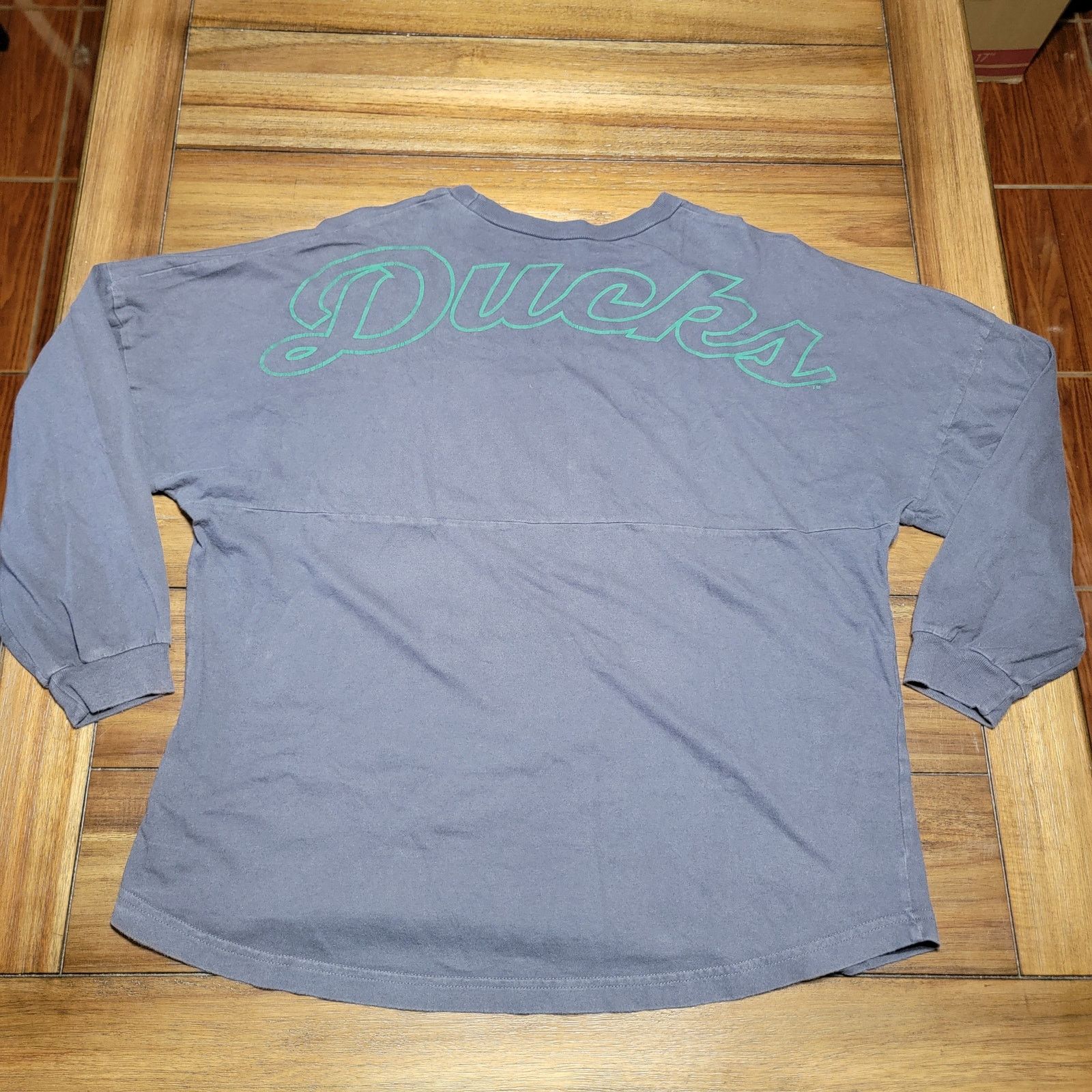 Other Oregon Ducks LS Dark Blue/Grey Heavyweight Tee - Size Medium Size M / US 6-8 / IT 42-44 - 4 Thumbnail