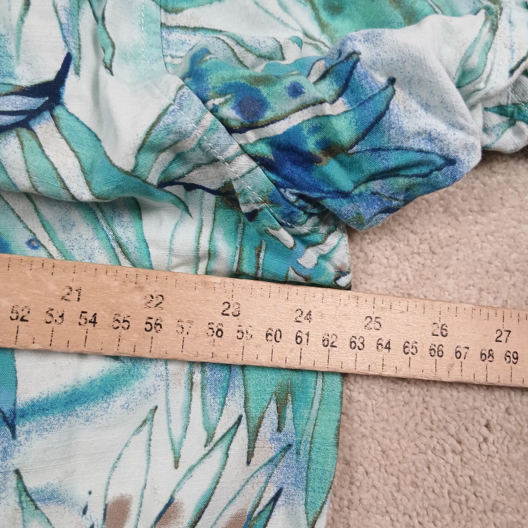 Tommy Bahama Tommy Bahama Veracruz Cay Button-Up Shirt Mens XL Green Floral Shirt Blocked for Seasonal Comfort Size US XL / EU 56 / 4 - 7 Thumbnail