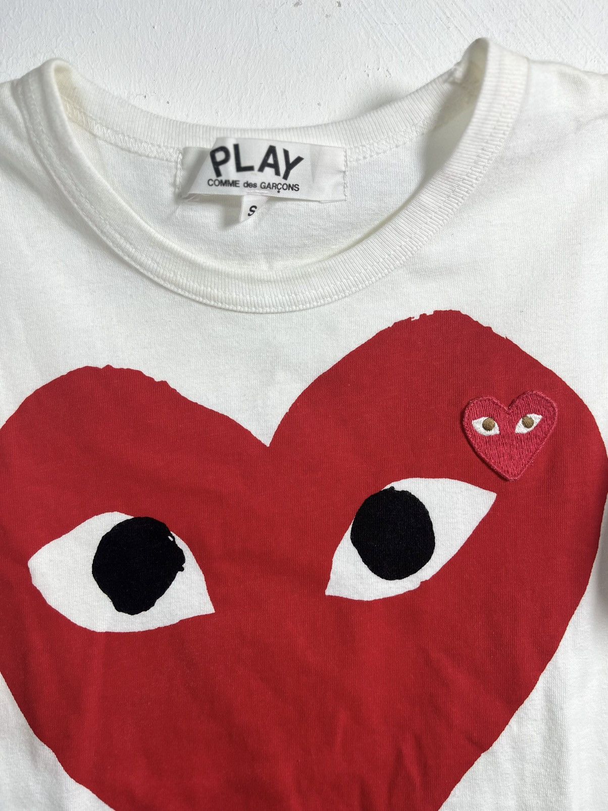 Patch Logo T Shirt Coeur Comme Des Garcons Vintage CDG Comme Des
