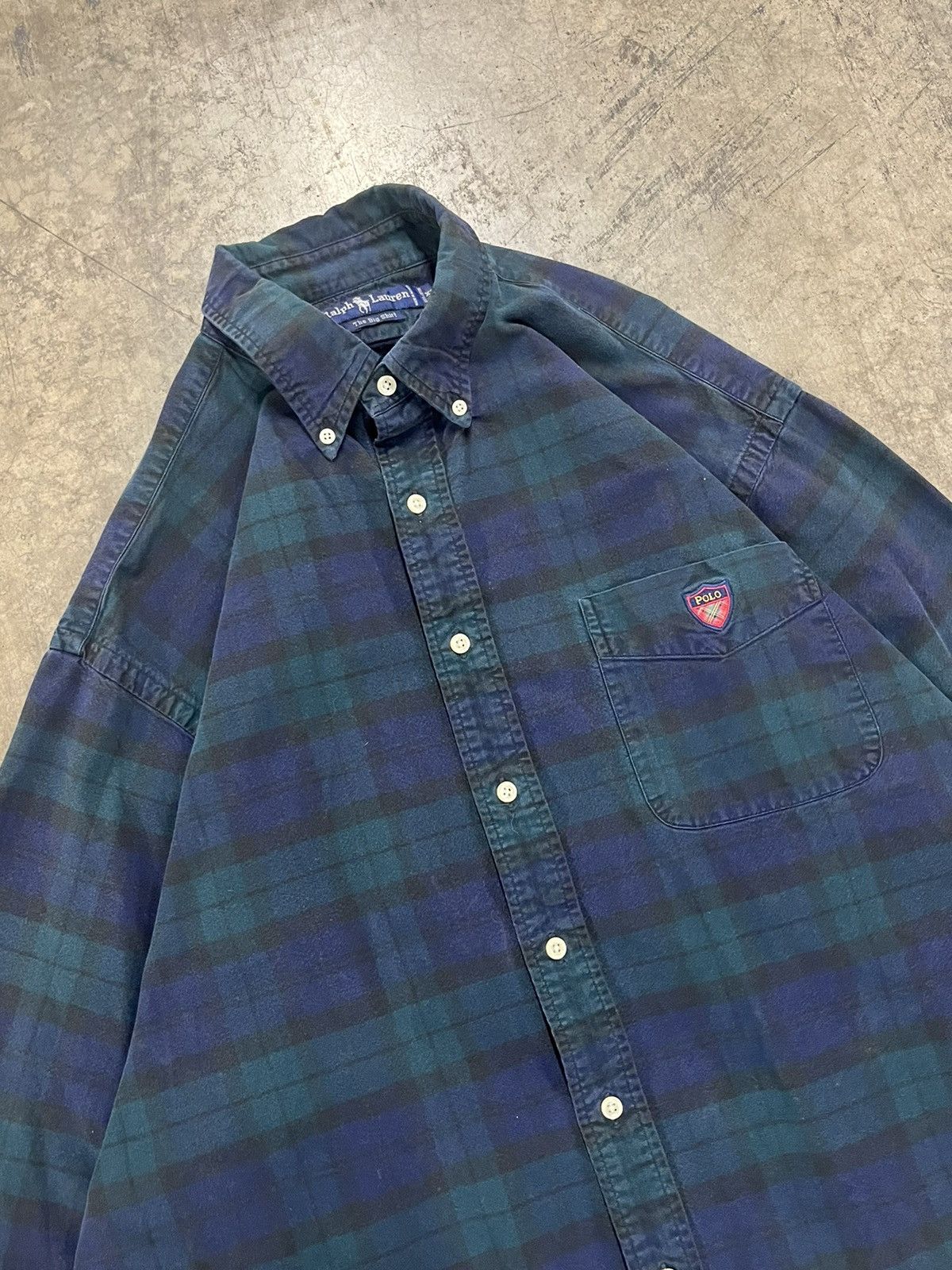 Polo Ralph Lauren × Vintage Polo Ralph Lauren vintage plaid golf crest button preppy Size US XL / EU 56 / 4 - 4 Thumbnail