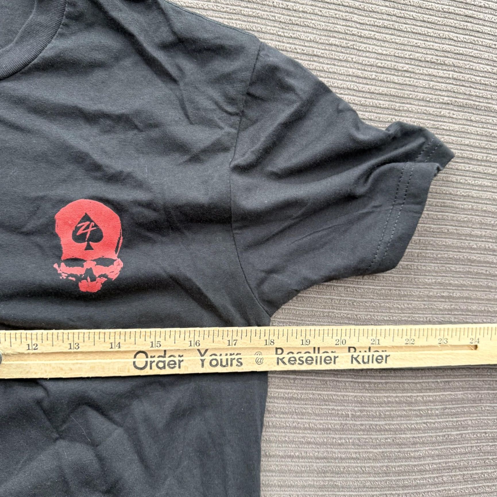 Vintage VINTAGE Zero Foxtrot Shirt Mens Small Black Death Fears Him Graphic Tee 1984 Military Size US S / EU 44-46 / 1 - 5 Thumbnail