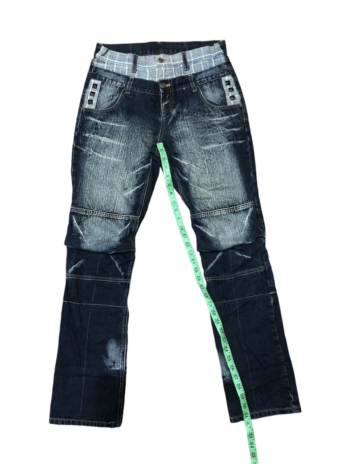 Japanese Brand × PPFM × Vintage Vintage PPFM Double Waist Denim Jeans Size US 31 - 12 Thumbnail