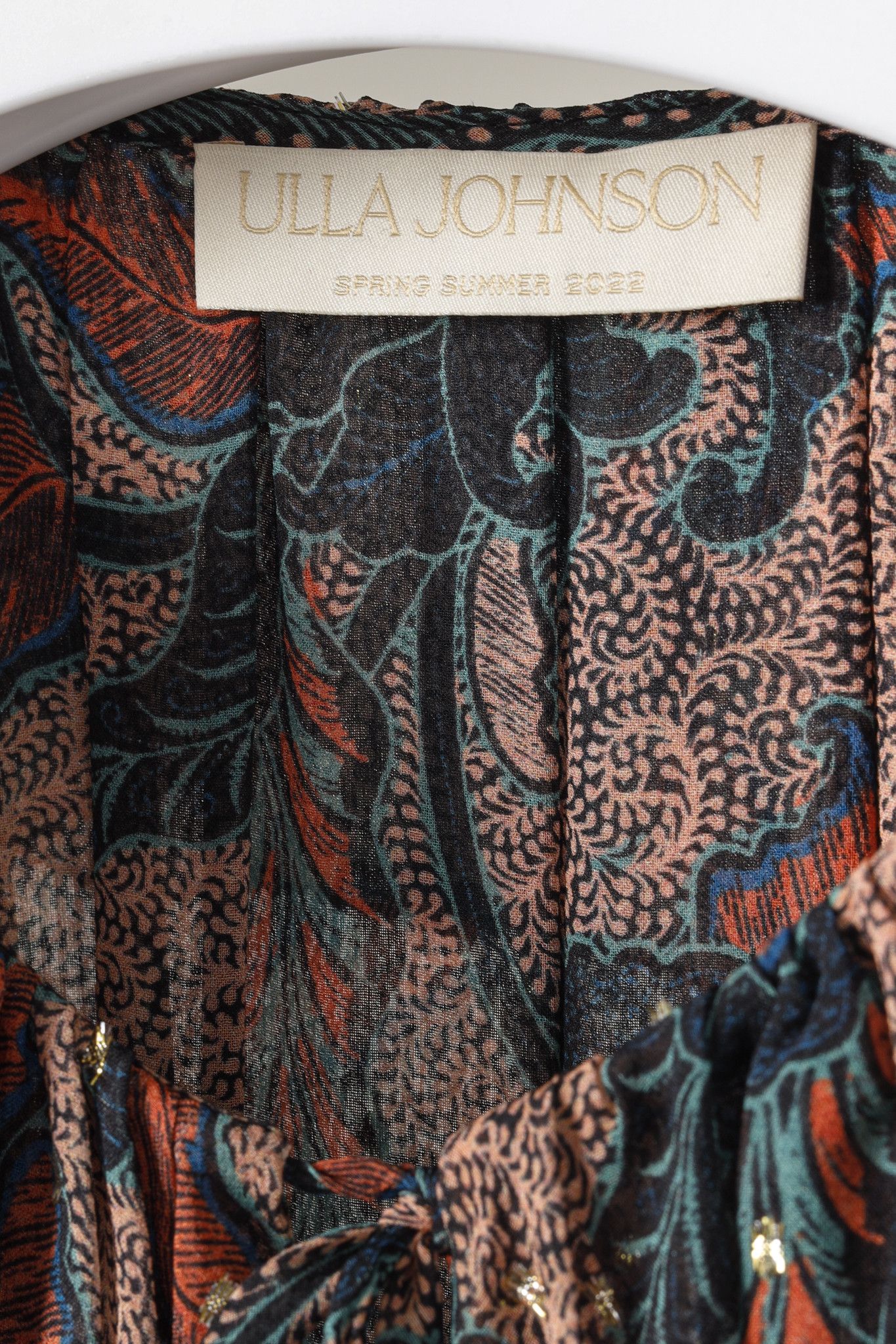 Ulla Johnson Ulla Johnson Cecily Fil Coupé Silk-Blend Chiffon Mini Dres Size S / US 4 / IT 40 - 4 Thumbnail