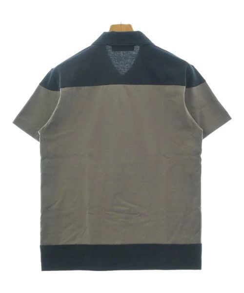 Comme des Garcons Homme Deux Polo Shirt Short Sleeve Plain 2 Button Gray x Navy Size US M / EU 48-50 / 2 - 2 Thumbnail