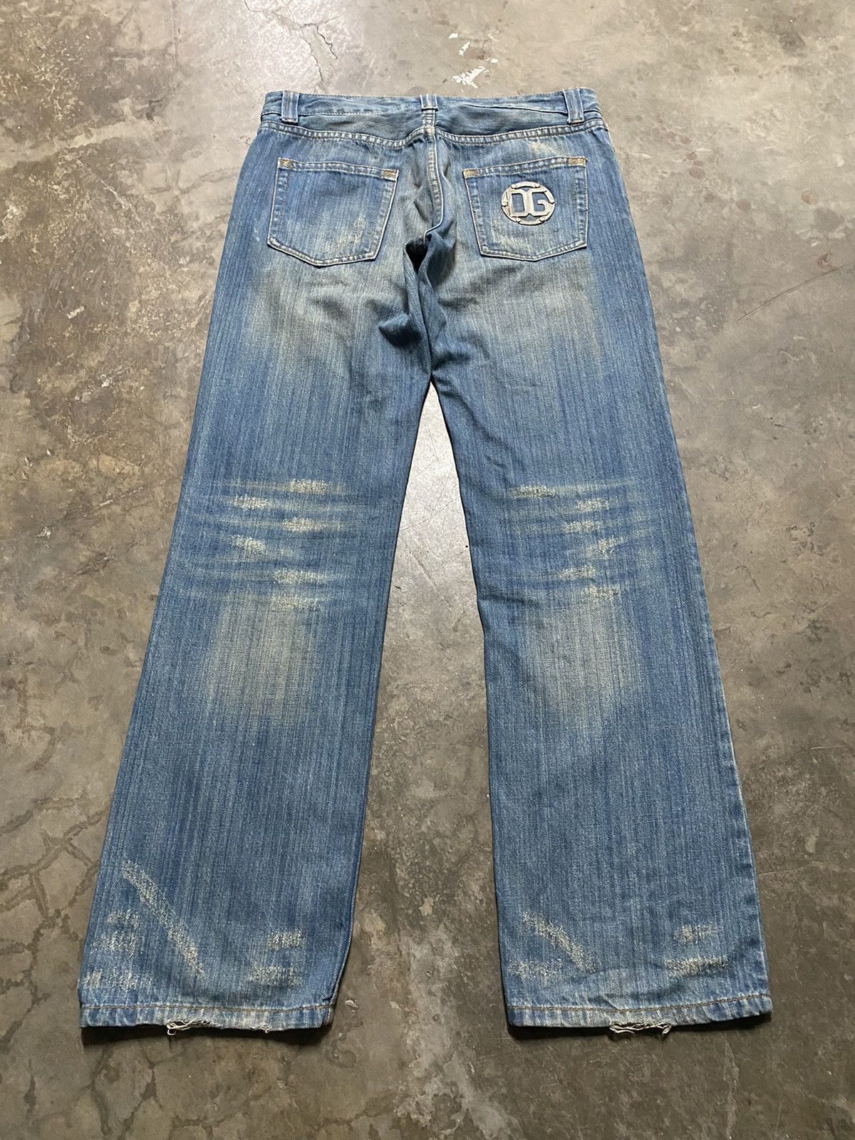 Dolce & Gabbana × Hysteric Glamour × If Six Was Nine Dolce & Gabbana Made in Italy Trash Distressed Denim @act233 Size US 33 - 1 Thumbnail