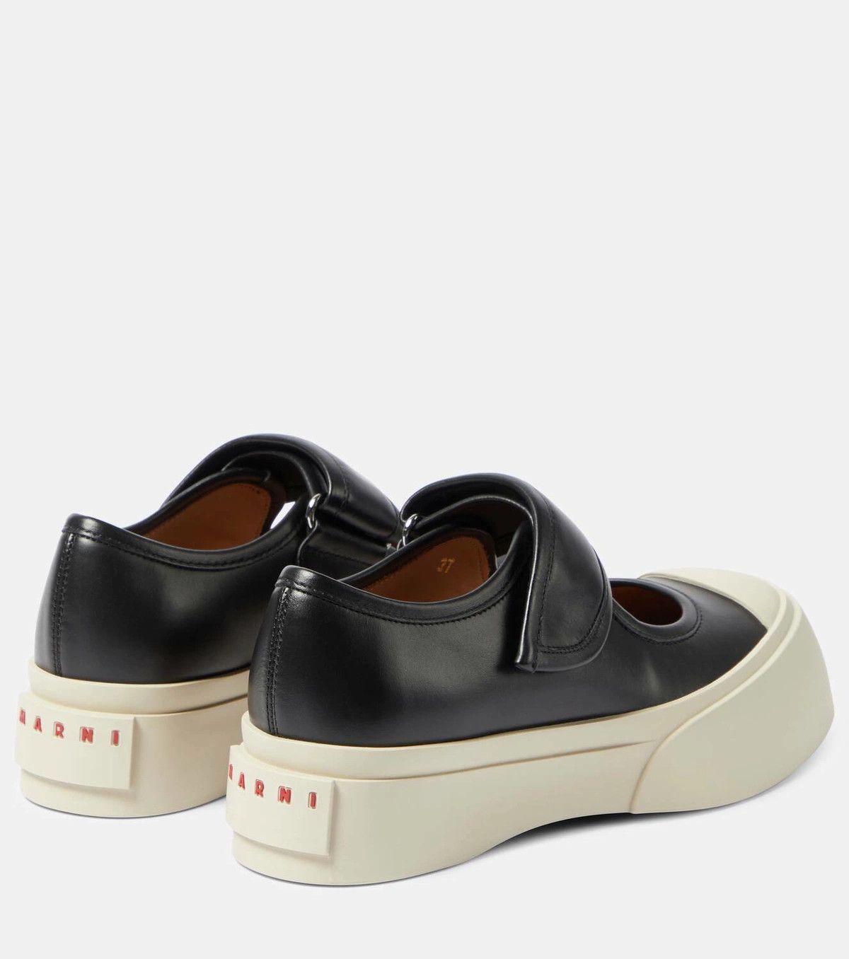 Marni o1y1025 Ballet Flats in Black Size US 10 / IT 40 - 3 Thumbnail