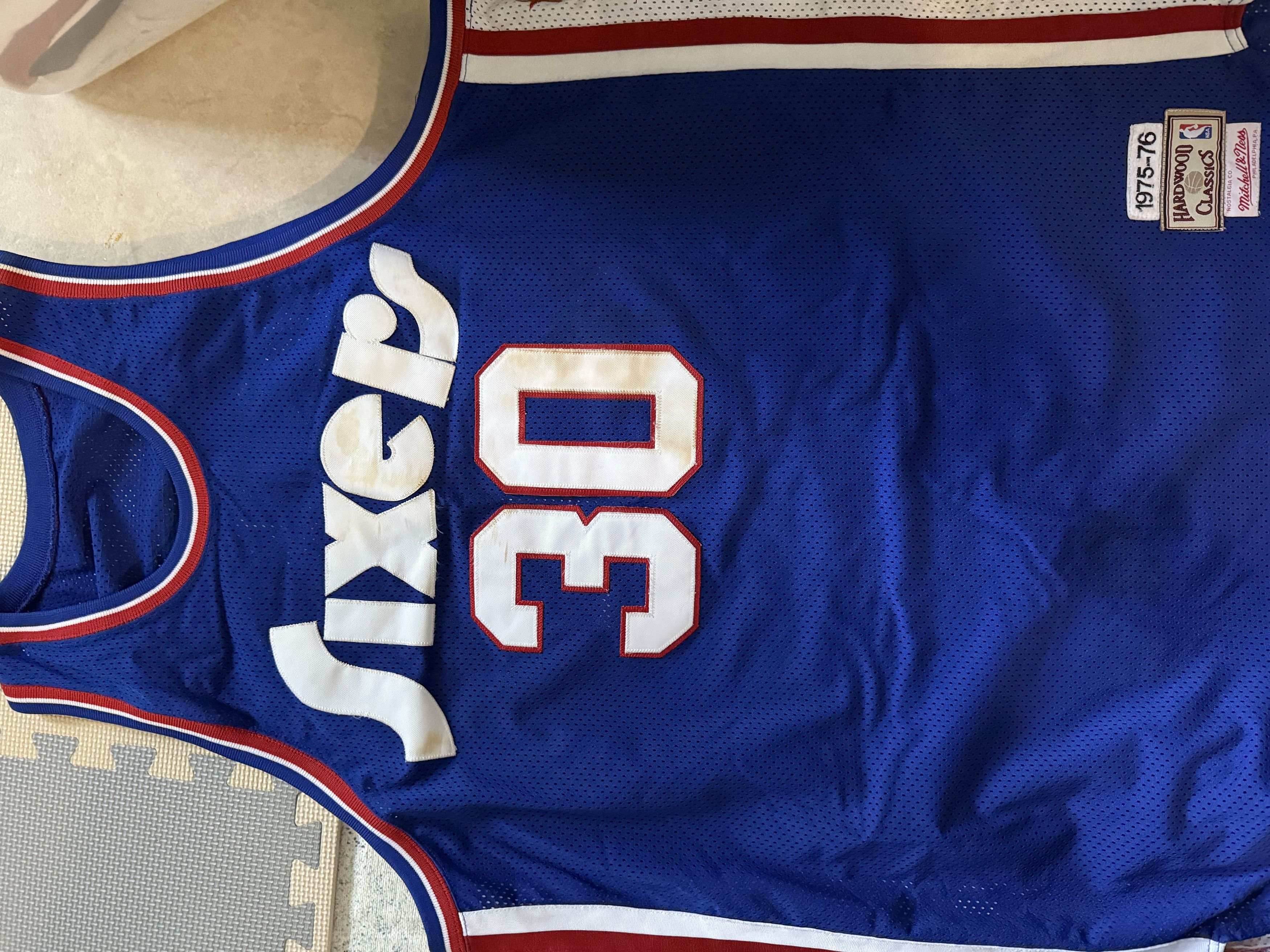 NBA Authentic throwback Philadelphia 76ers jersey Size US XL / EU 56 / 4 - 1 Thumbnail
