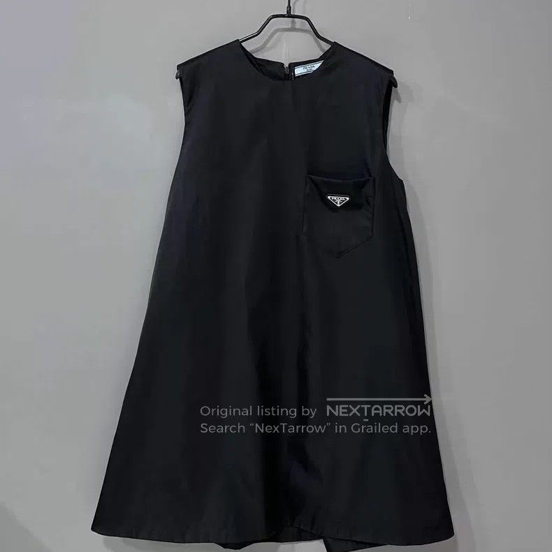 Prada Prada Triangle nylon sleeveless dress Size M / US 6-8 / IT 42-44 - 1 Thumbnail