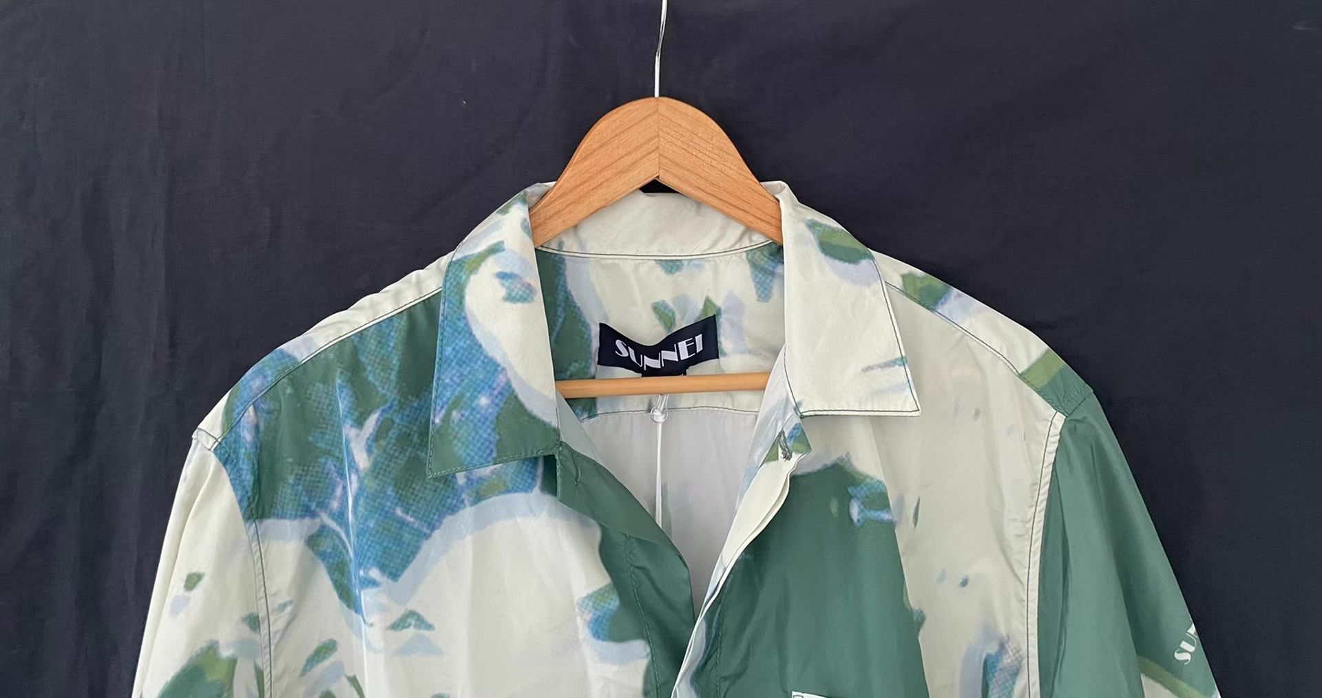 Sunnei Sunnei Printed Lightweight Jacket Shirt Ｑ21 Size US XL / EU 56 / 4 - 5 Thumbnail