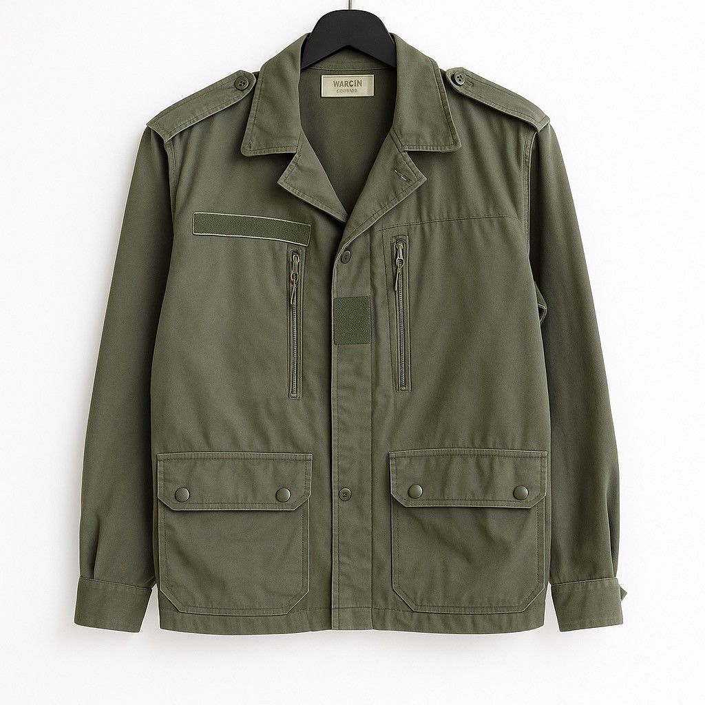 Vintage Vintage 1987 French Military Jacket – Olive Green, Size US S / EU 44-46 / 1 - 1 Thumbnail